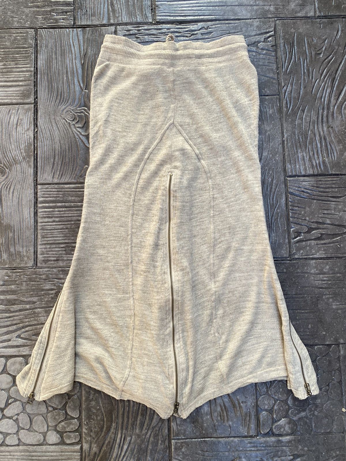 If Six Was Nine 🔥RARE🔥 GOA Mermaid Inspired Multi Zipped Sandy Brown Skirt Size 30" / US 8 / IT 44 - 10 Thumbnail