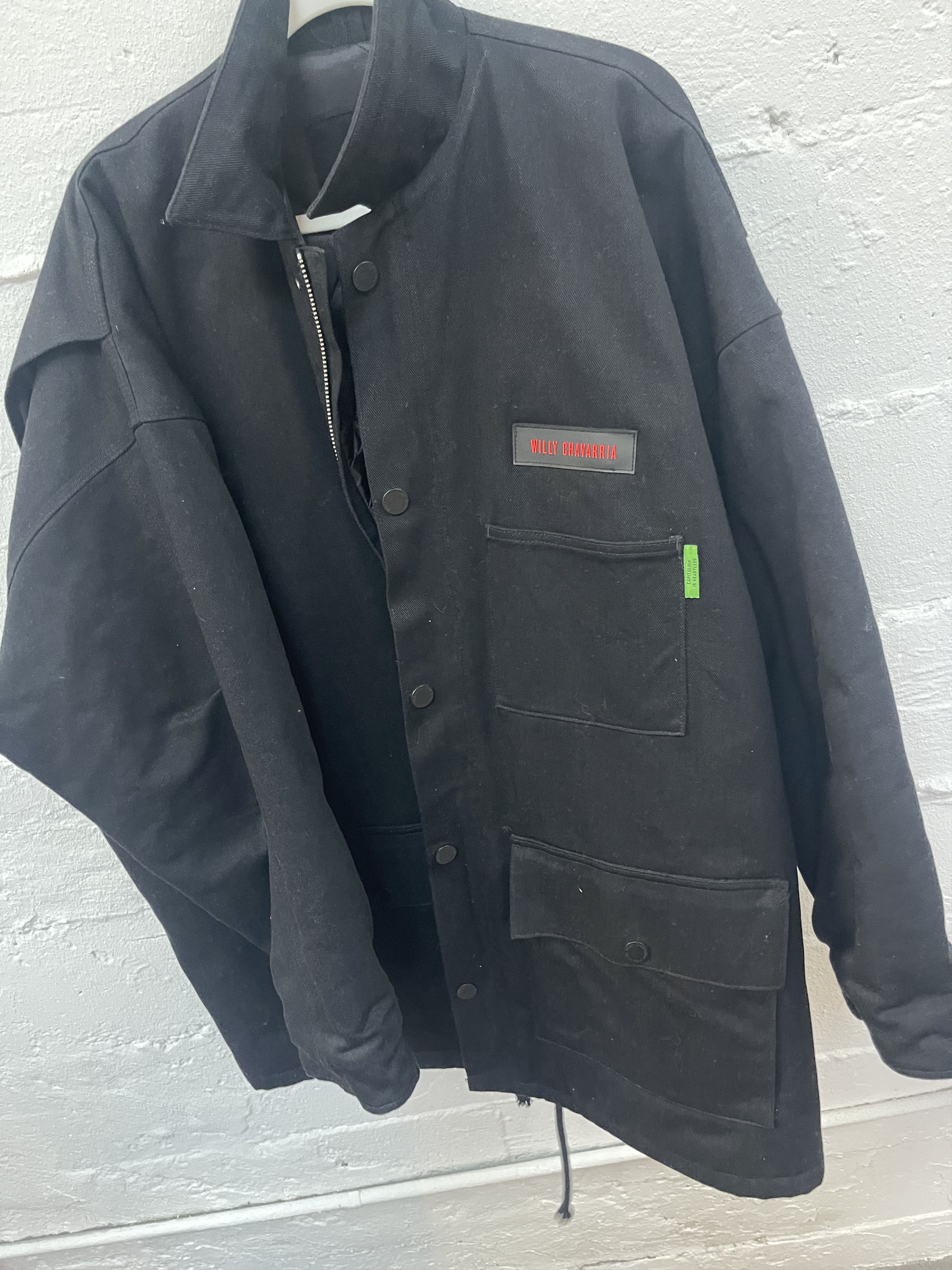 Willy Chavarria Monster Jacket- Jet Black Size US L / EU 52-54 / 3 - 2 Thumbnail
