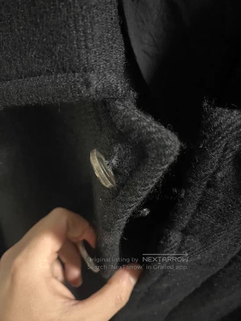 Comme des Garcons Comme Des Garcons Black wool overcoat Size US L / EU 52-54 / 3 - 5 Thumbnail