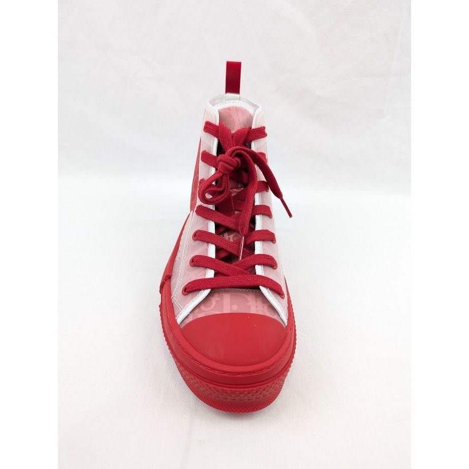 Dior o1rshd1 B23 High-Top Oblique Sneakers in Bordeaux/Ro Size US 8 / EU 41 - 6 Thumbnail