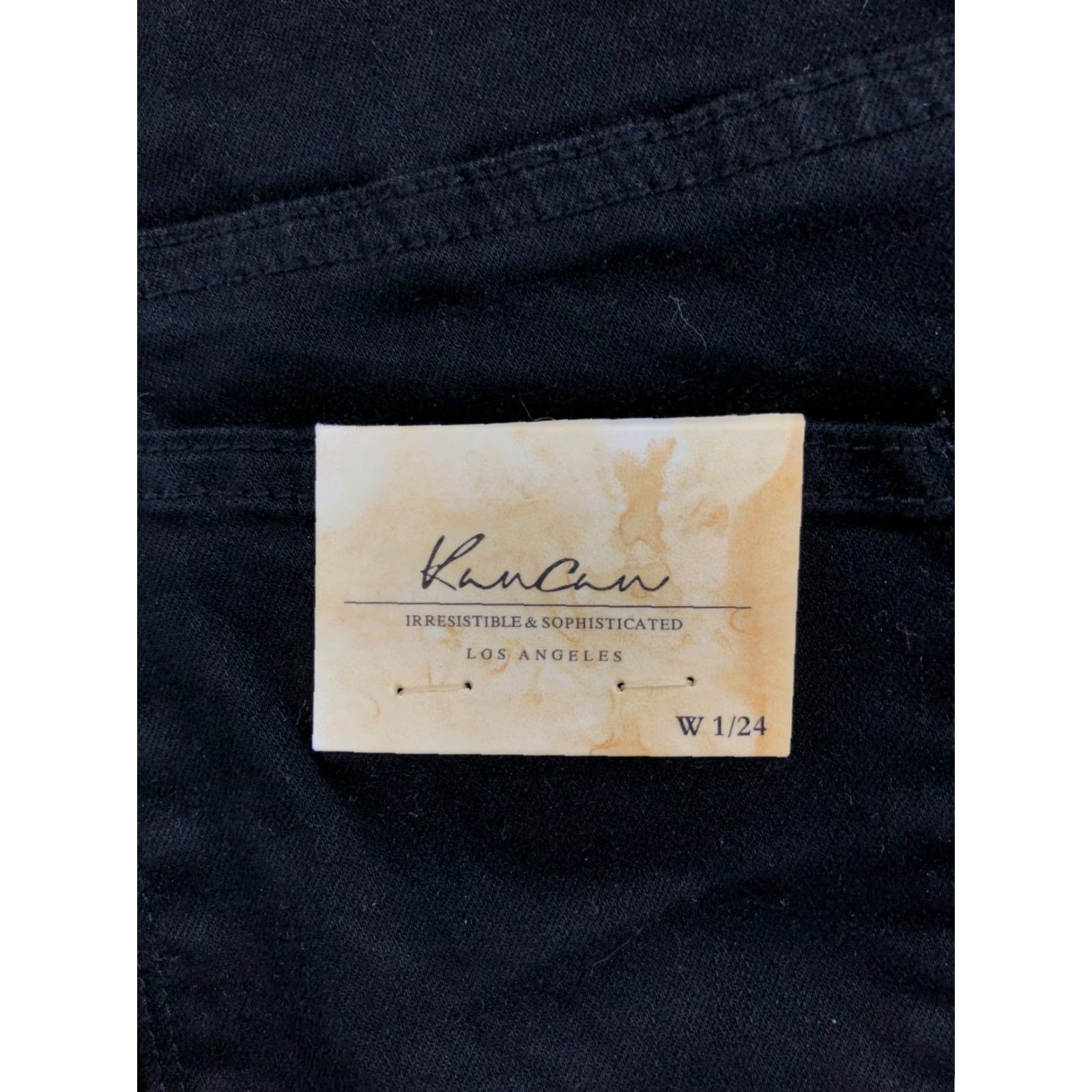 Vintage VINTAGE KanCan Cut-Off Shorts Juniors Womens Size 1 Mid Rise Dark Wash Black Size 25" / US 0 / IT 36 - 7 Thumbnail