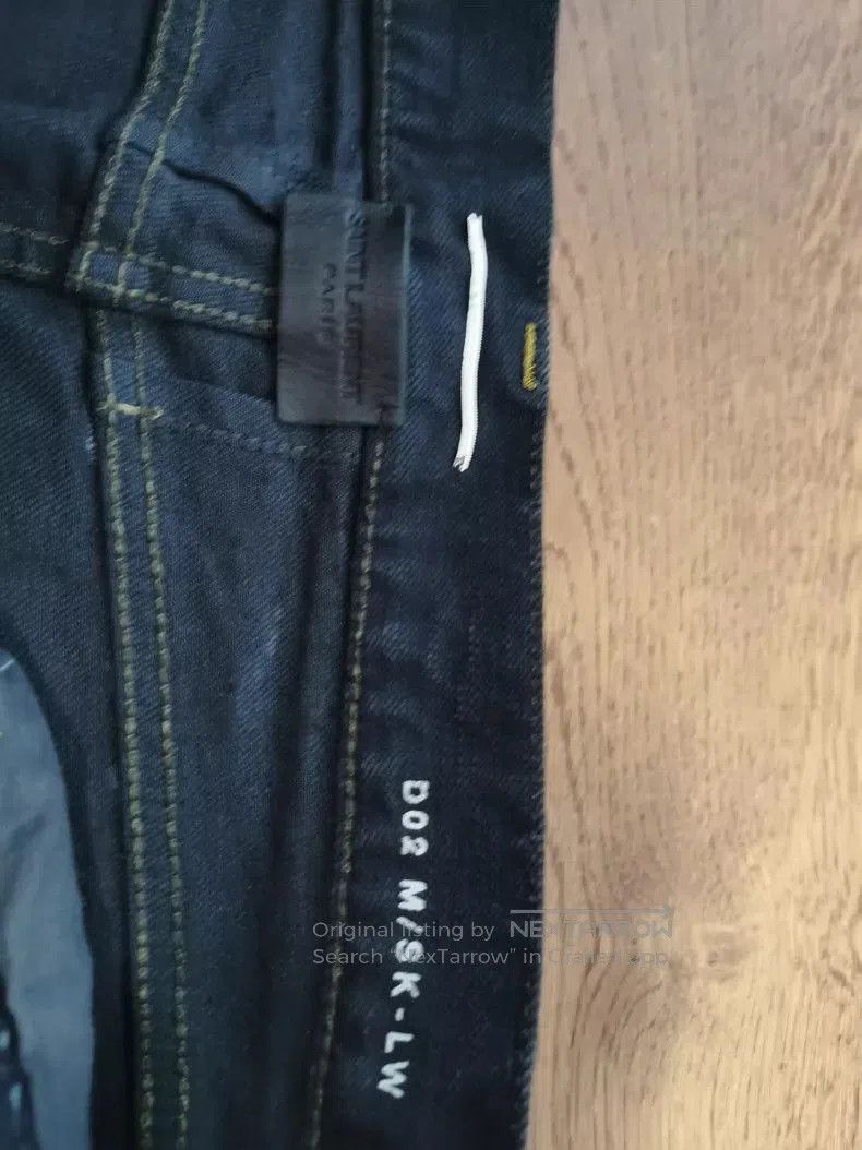 Saint Laurent Paris Saint Laurent Paris SLP Splatter Jeans. Size US 33 - 3 Thumbnail