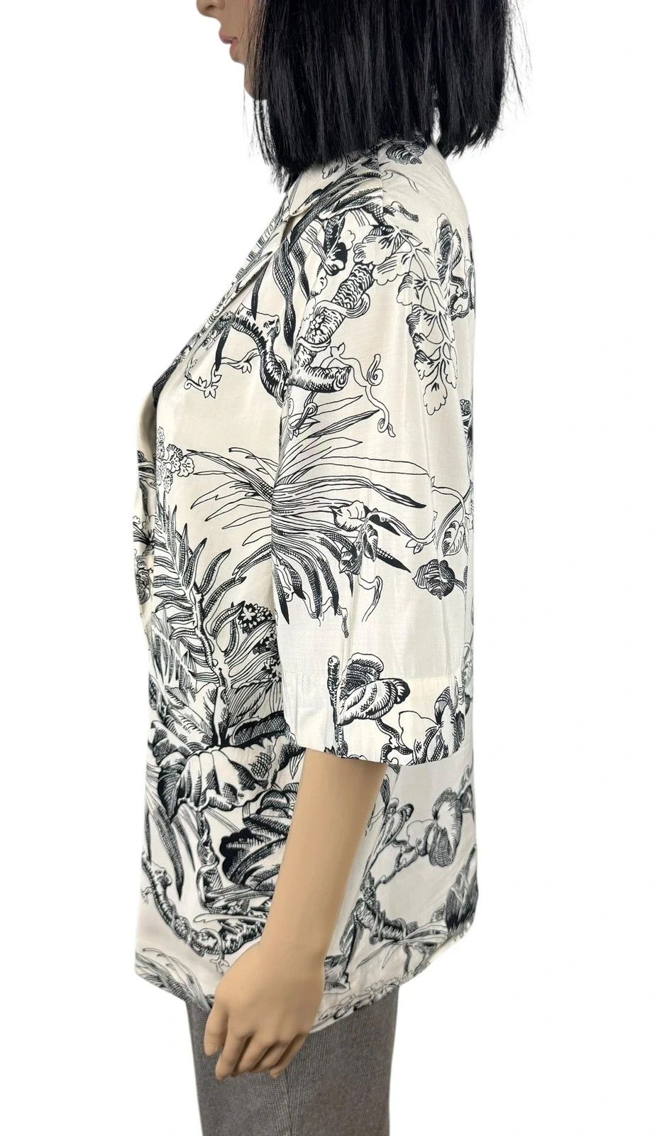Cos COS Tencel Blazer Short Sleeve Printed Floral size EU36 Size S / US 4 / IT 40 - 5 Thumbnail