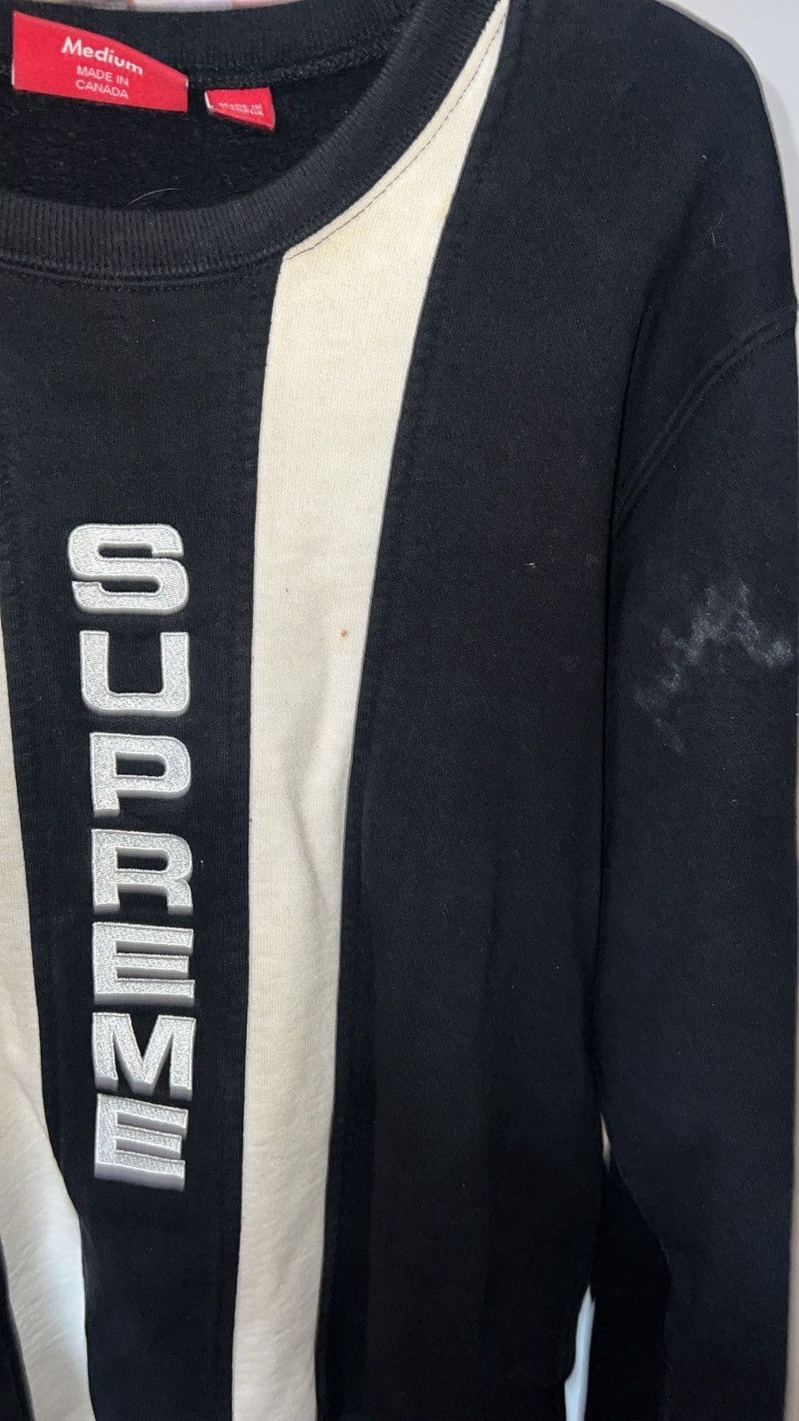 Supreme SUPREME vertical crewneck Size US M / EU 48-50 / 2 - 4 Thumbnail