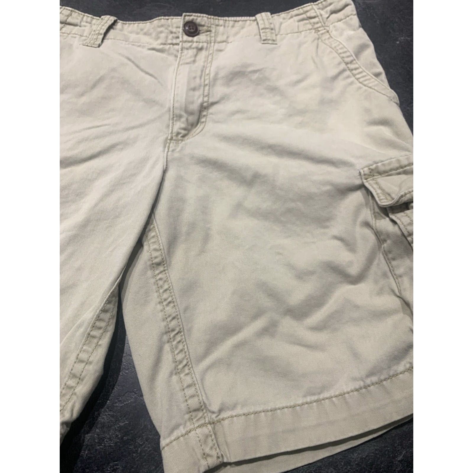Vintage Aéropostale Cargo Shorts Men Size 32 Beige Cotton Utility Pocket Size US 32 / EU 48 - 4 Thumbnail