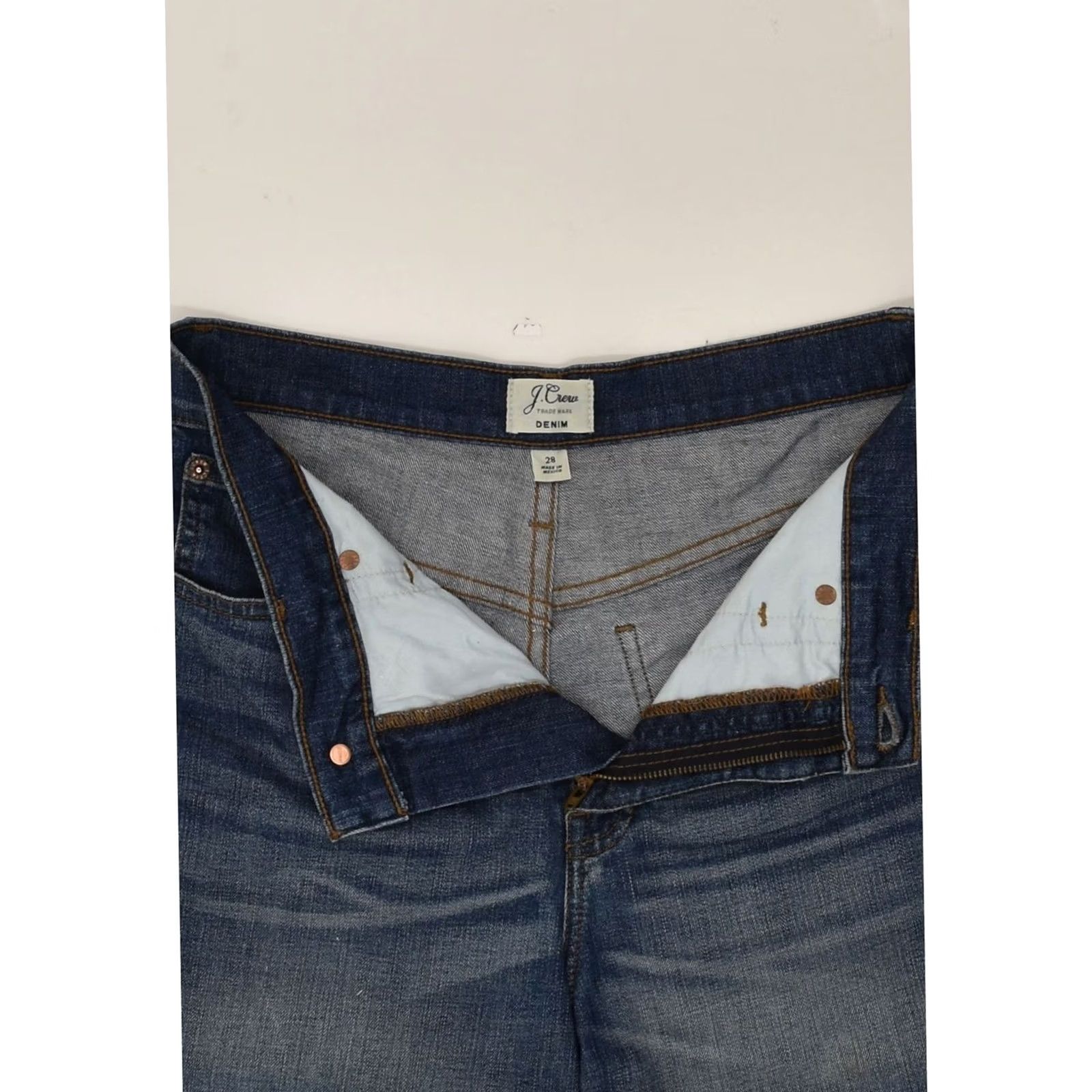 J.Crew J. CREW Womens Denim Shorts Medium Blue Cotton Size 28 Size 28" / US 6 / IT 42 - 4 Thumbnail