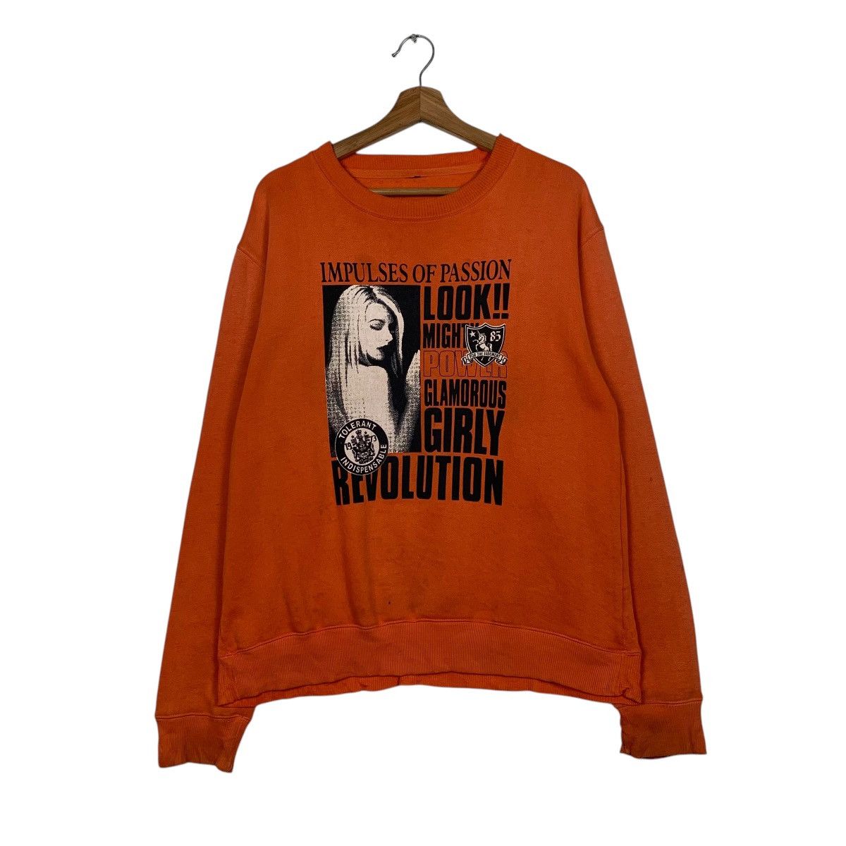 Japanese Brand Glamorous Girly Revolution Sweatshirt Size M / US 6-8 / IT 42-44 - 1 Thumbnail
