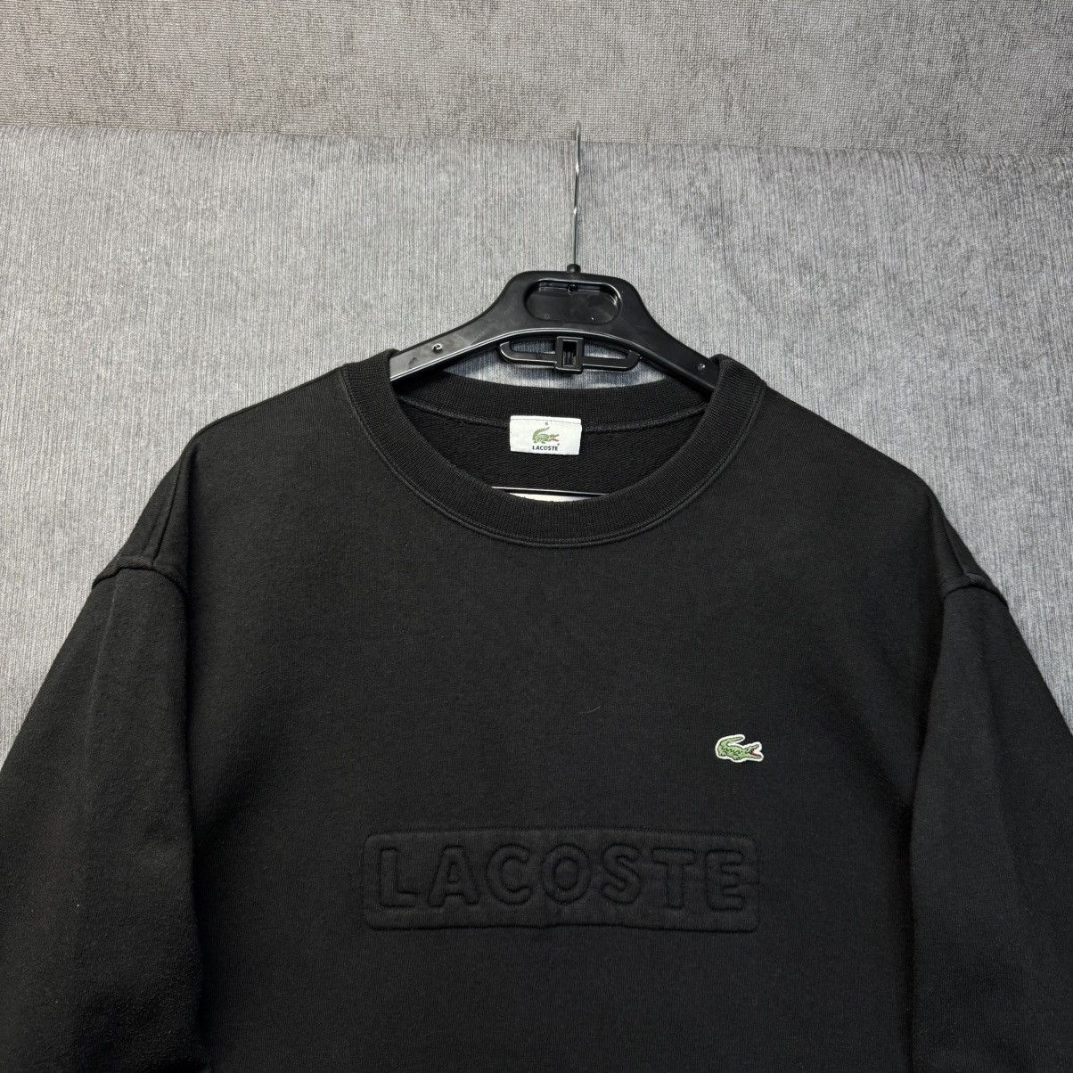 Lacoste Vintage Lacoste Sweatshirt Big Logo 🐊 Size US XL / EU 56 / 4 - 2 Thumbnail