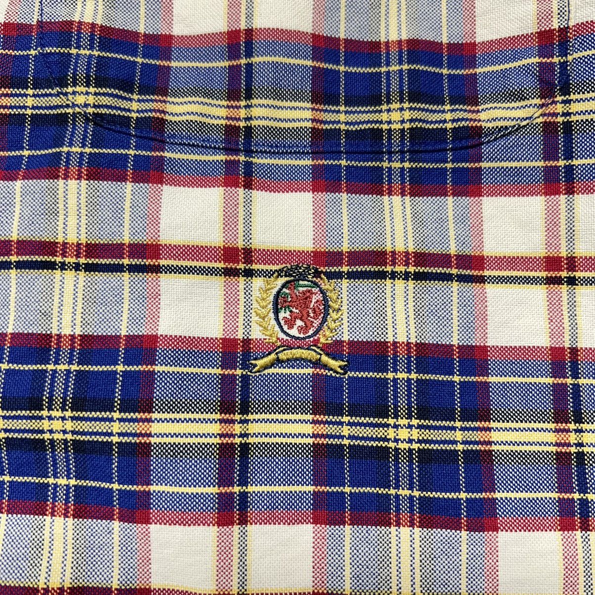 Tommy Hilfiger × Vintage VTG Tommy Hilfiger Shirt Plaid Button Down Long Sleeve Size US L / EU 52-54 / 3 - 4 Thumbnail