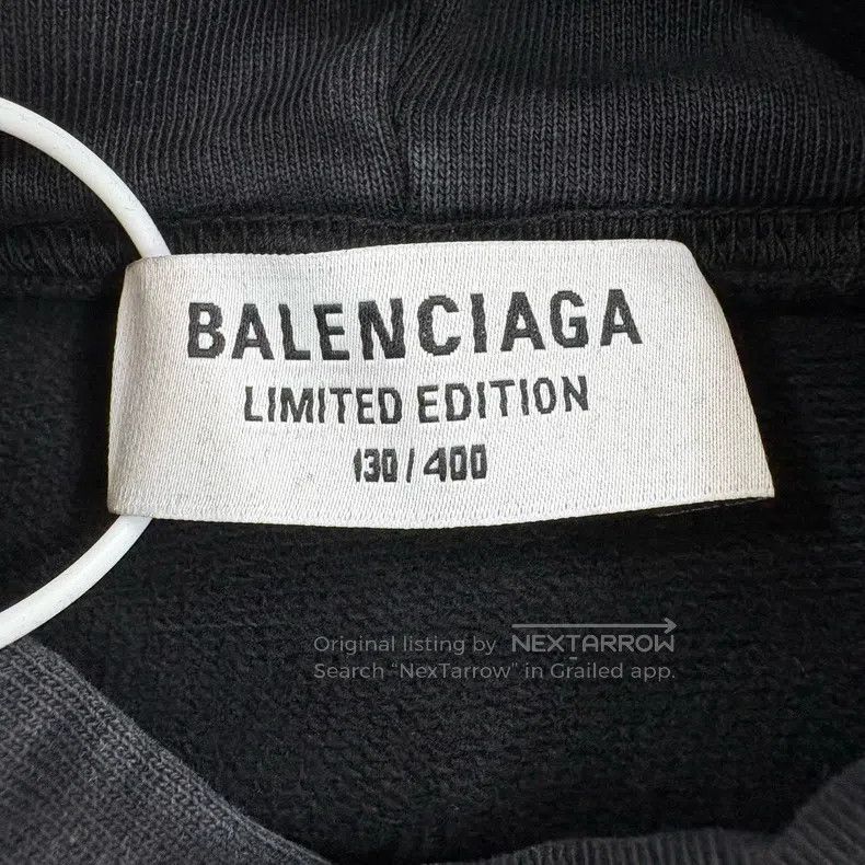Balenciaga Balenciaga Female Celebrity Black Hoodie Size US S / EU 44-46 / 1 - 8 Thumbnail