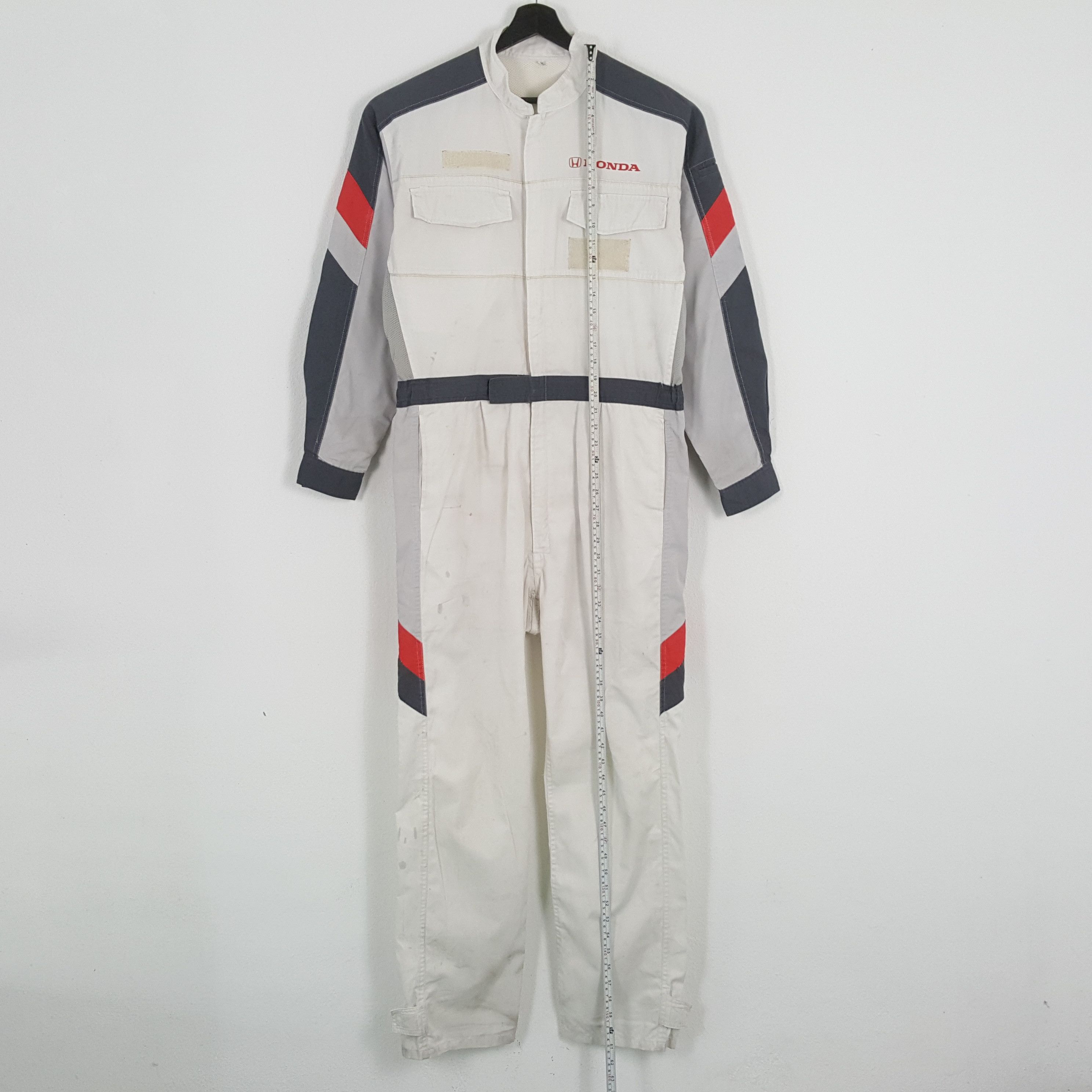 Honda × Vintage HONDA Japanese Motorsports Racing Workwear Coverall Jacket Size US M / EU 48-50 / 2 - 7 Thumbnail