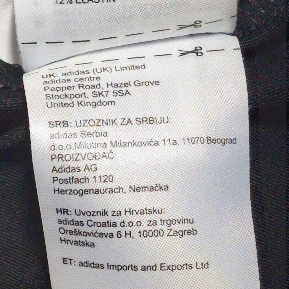 Adidas Adidas L Men's Geometric Polo Shirt - Navy, White, and Pink Size US L / EU 52-54 / 3 - 8 Thumbnail