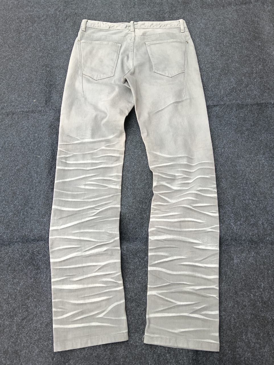 semanticdesign Hot🔥 Semantic Design Grey Distressed Wrinkle - Effect jeans Size US 29 - 2 Thumbnail