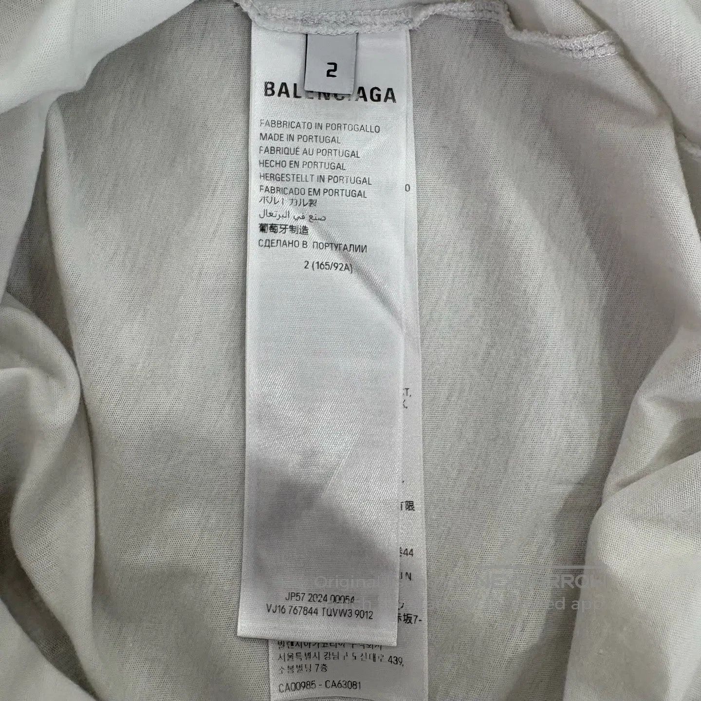 Balenciaga Balenciaga size2 White rainbow-printed lettered short-sleev Size XS / US 0-2 / IT 36-38 - 4 Thumbnail