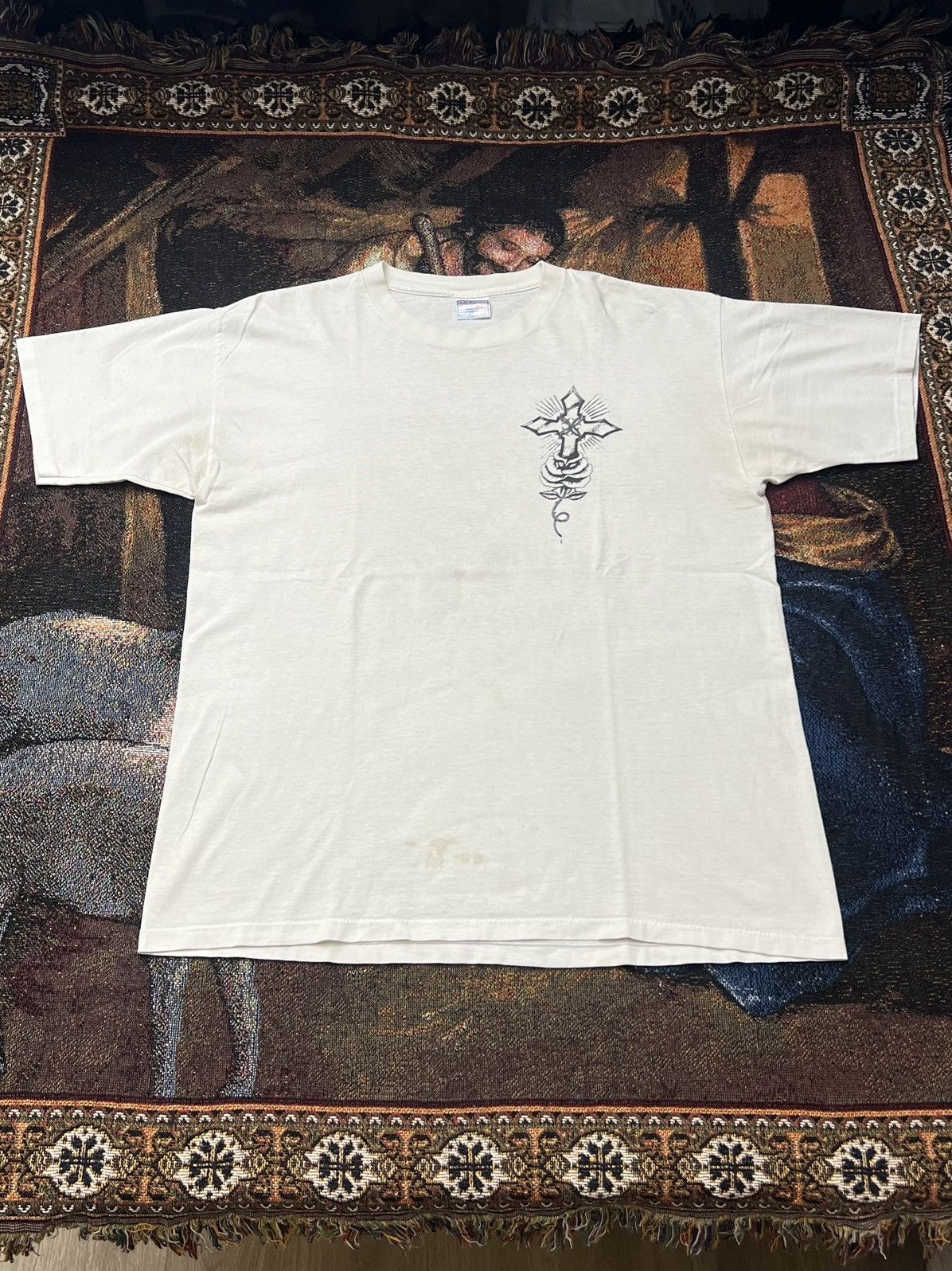 Vintage Vintage Amazing Grace Jesus Tee Size US XL / EU 56 / 4 - 3 Thumbnail