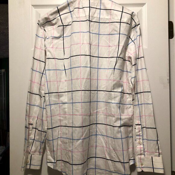 Banana Republic banana Republic men's white cotton casual shirt size: L Size US L / EU 52-54 / 3 - 4 Thumbnail