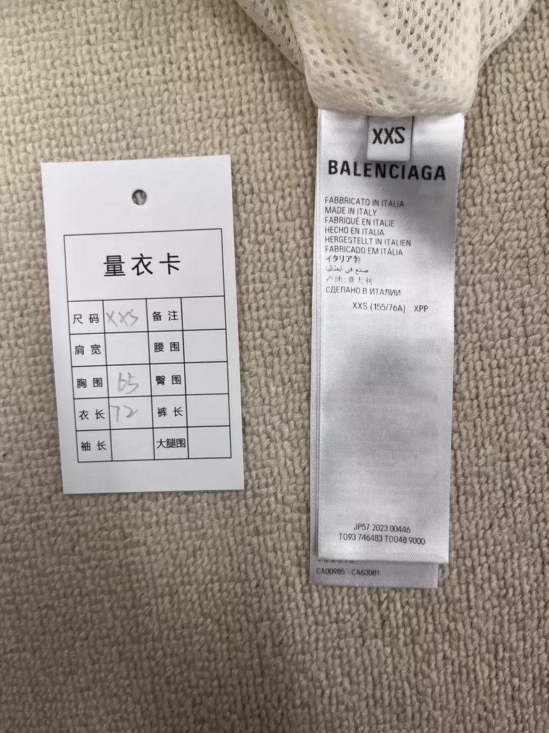 Balenciaga Balenciaga Letter print contrast sunscreen collar jacket Size US XXS / EU 40 - 5 Thumbnail