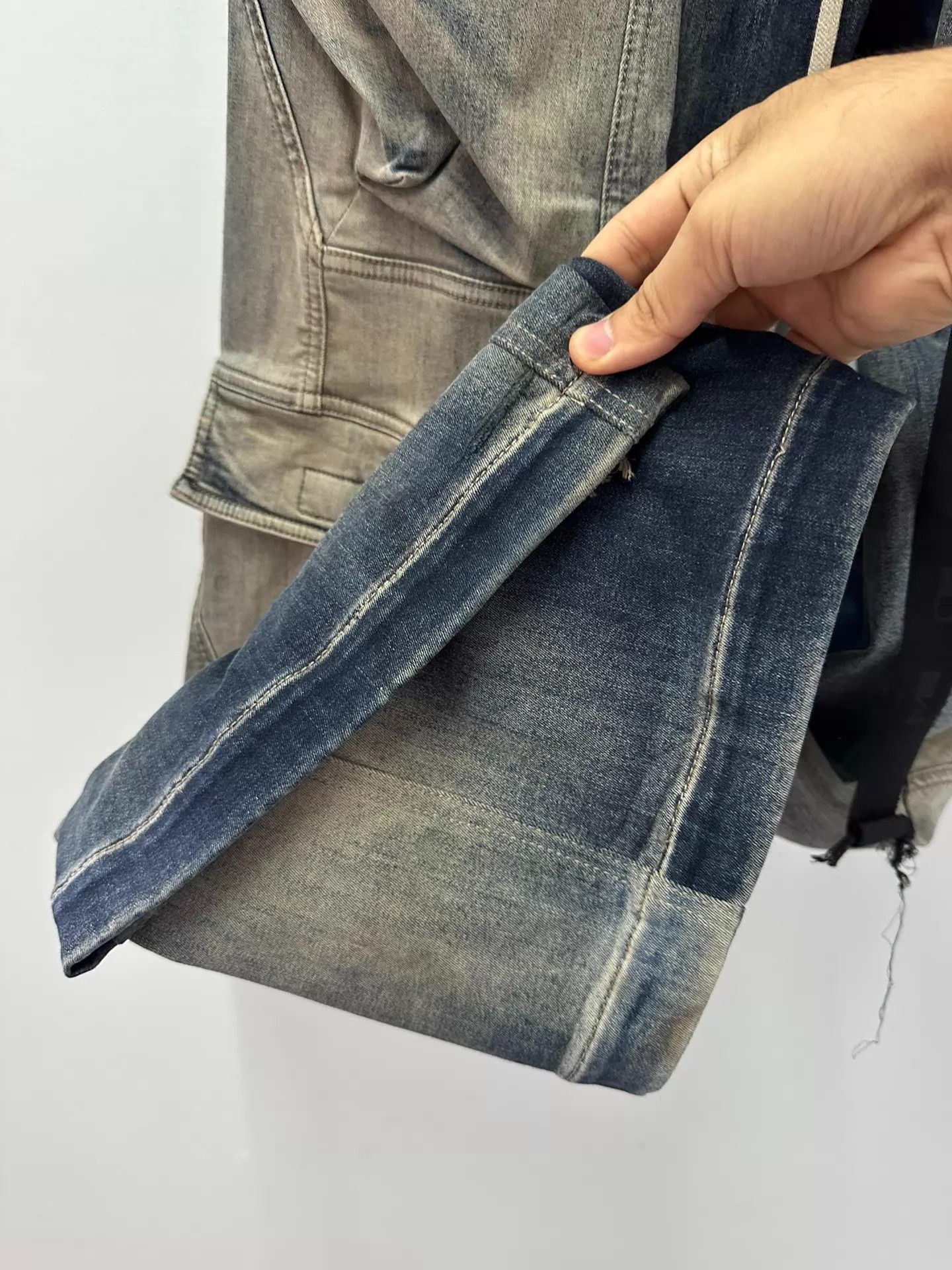 Rick Owens Rick Owens DRKSHDW 23ss Bela Cargo Gradient Jeans S Size US 30 / EU 46 - 3 Thumbnail