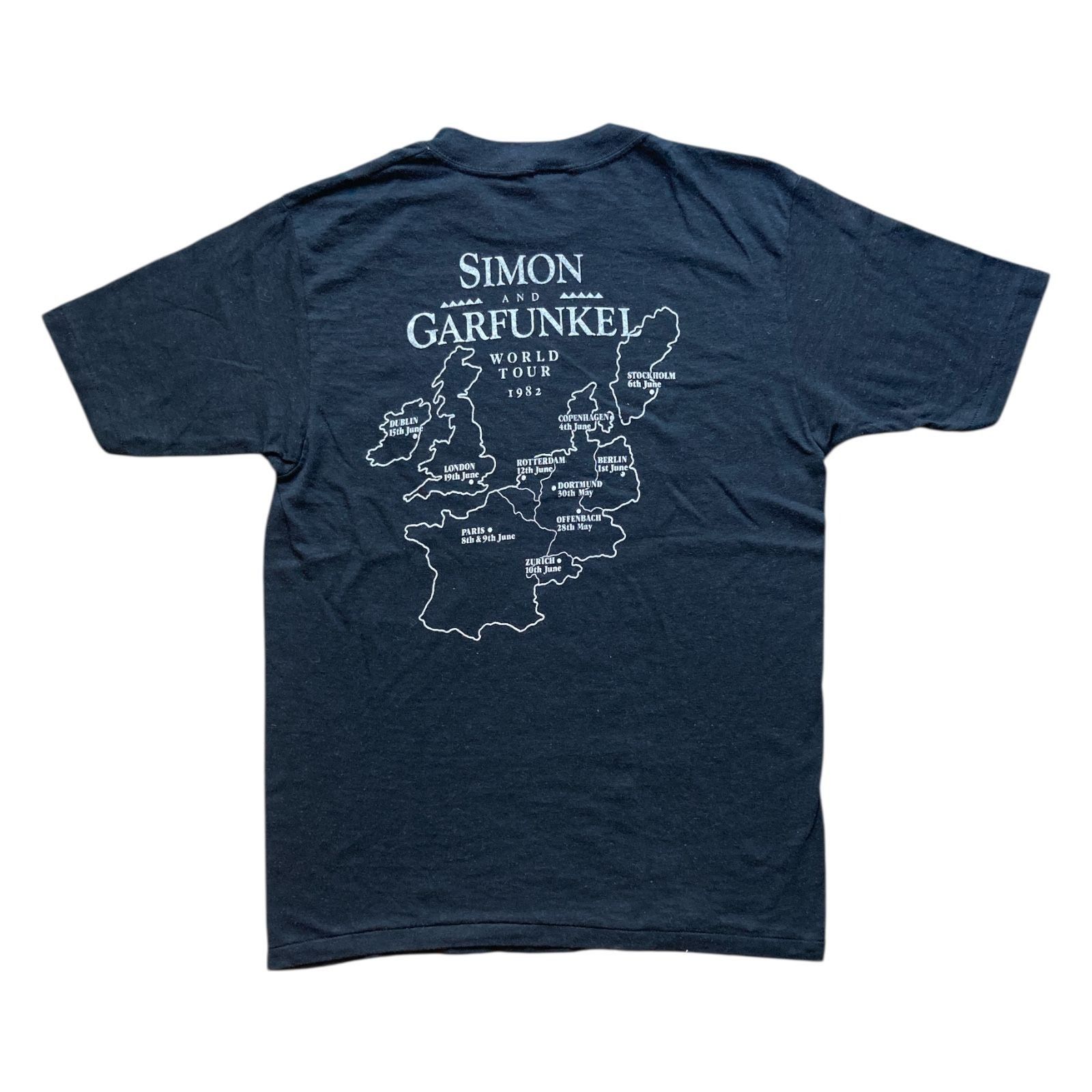 Spruce Simon & Garfunkel 1982 World Tour Single Stitch T-Shirt Size US M / EU 48-50 / 2 - 2 Thumbnail