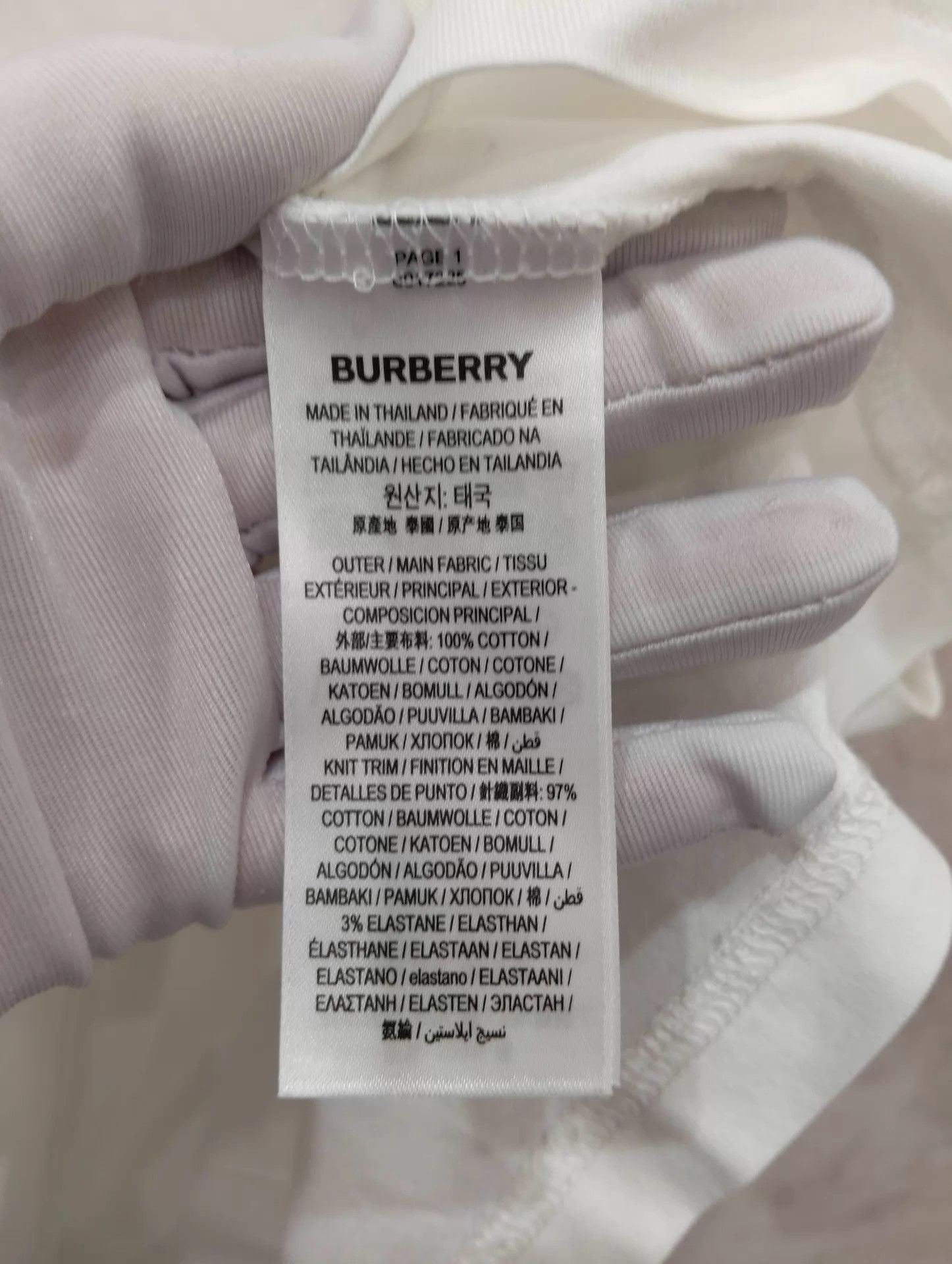 Burberry Burberry logo short sleeve T-shirt size L 98 new Size US L / EU 52-54 / 3 - 5 Thumbnail