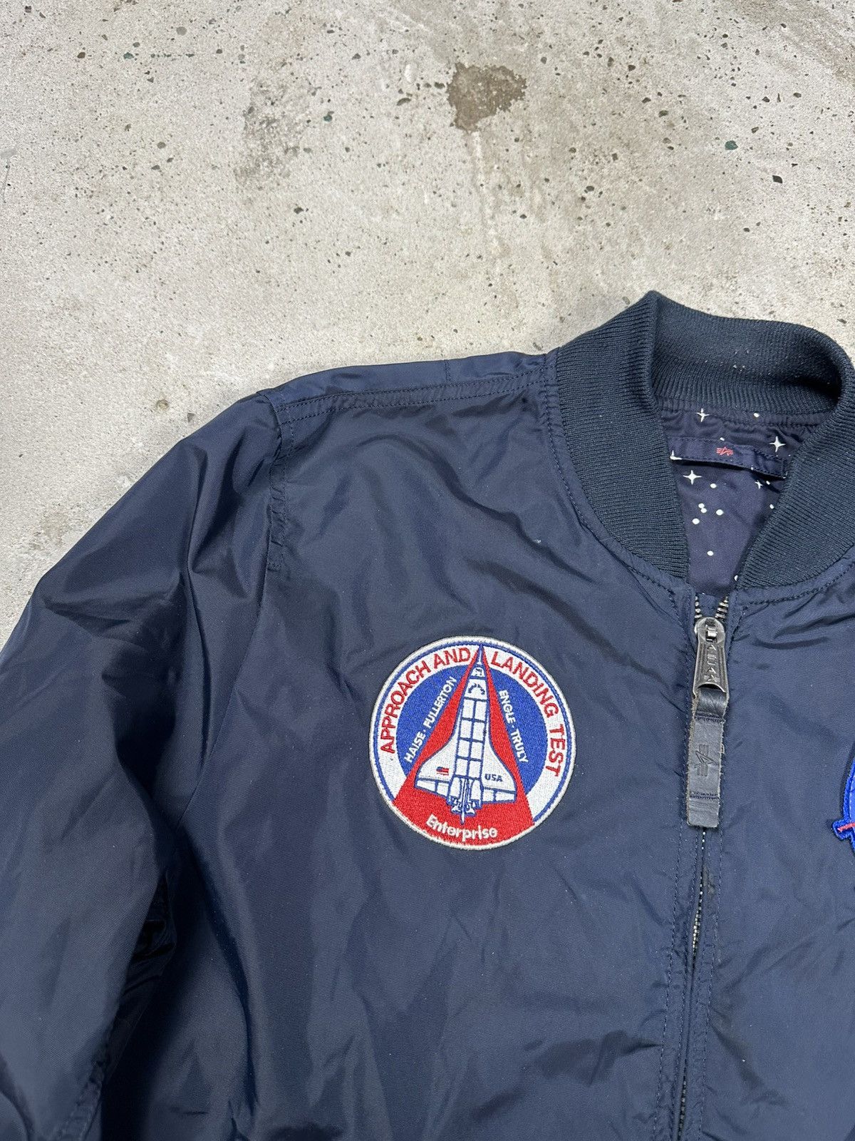 Alpha Industries Alpha Industries MA 1 TT Nasa Reversible Bomber Jacket Flyer Size US M / EU 48-50 / 2 - 9 Thumbnail