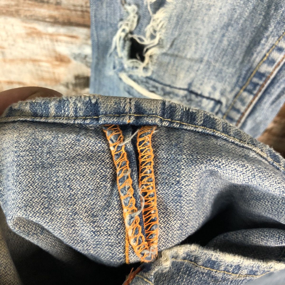 True Religion DLL True Religion Blue Distressed ripped Denim Pants #A2143 Size 26" / US 2 / IT 38 - 11 Thumbnail