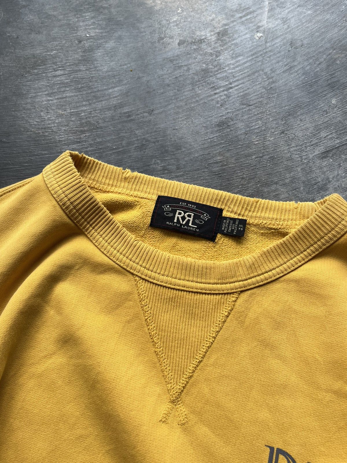 RRL Ralph Lauren Double rl rrl ralph lauren sweatshirt french terry graphic Size US XL / EU 56 / 4 - 2 Thumbnail