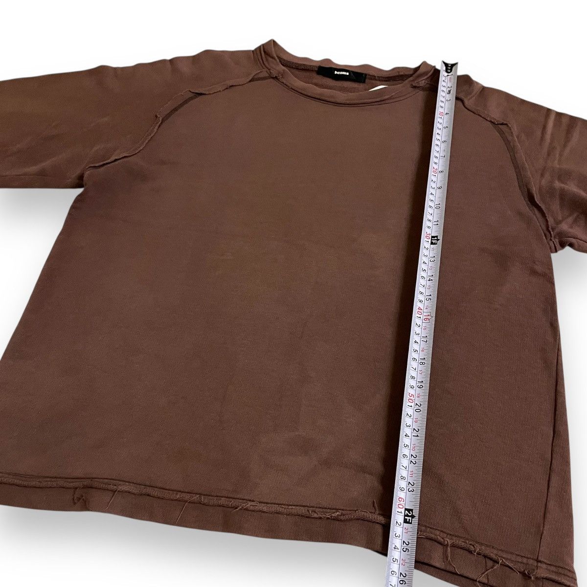 If Six Was Nine Vintage Disstres Reversed Plain Sweatshirt Beams Jp Size US L / EU 52-54 / 3 - 13 Thumbnail