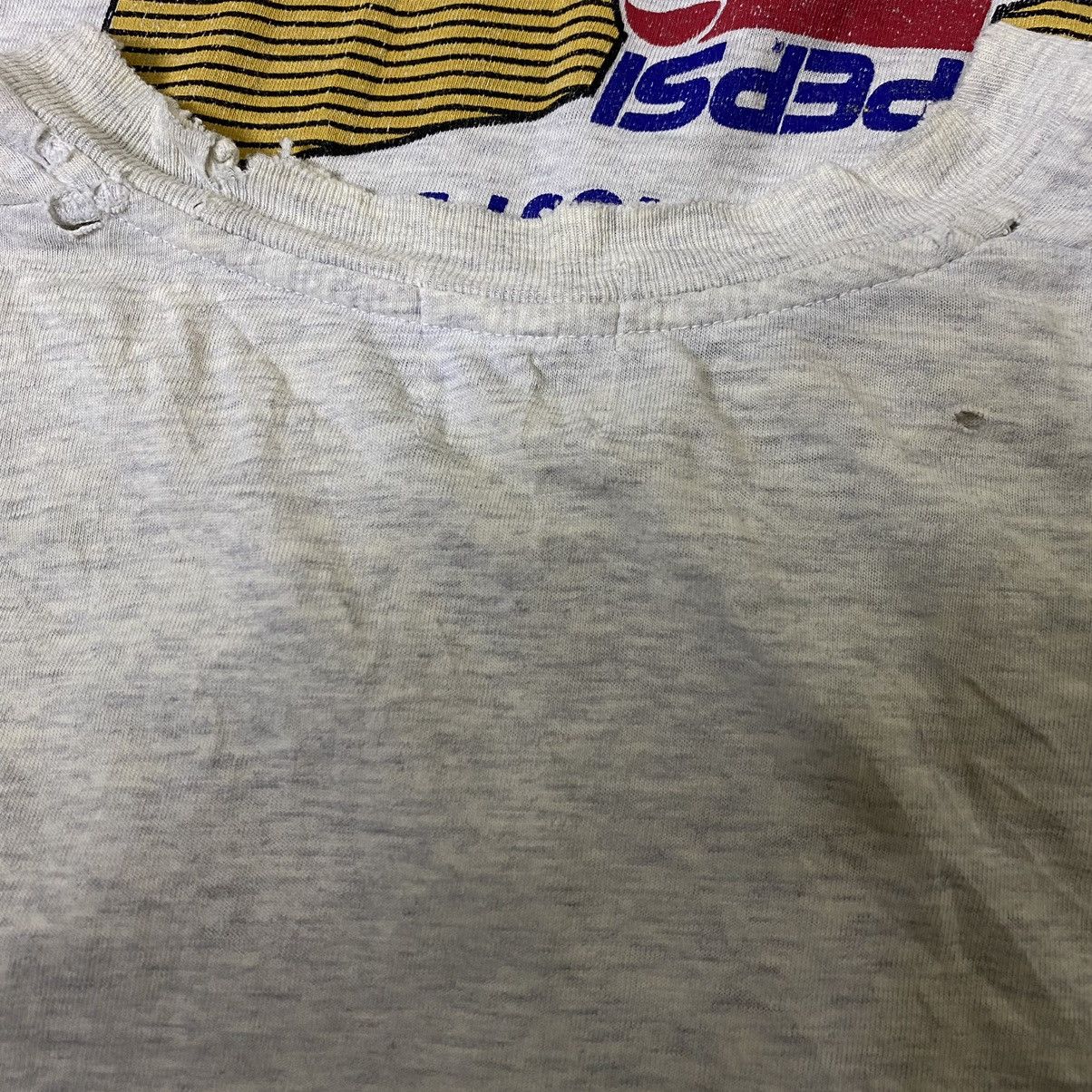 Pepsi × Vintage Vintage 1980s Pepsi USA Distressed Promo Tee Single Dingle Size US M / EU 48-50 / 2 - 4 Thumbnail