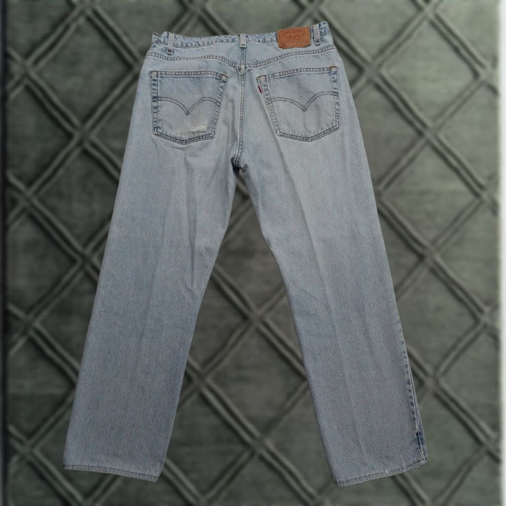 Levi's VTG Levi’s 505 Mens Jeans 38 (38X29) Light Blue Straight Denim 90s Blue Mens Size US 38 / EU 54 - 1 Thumbnail