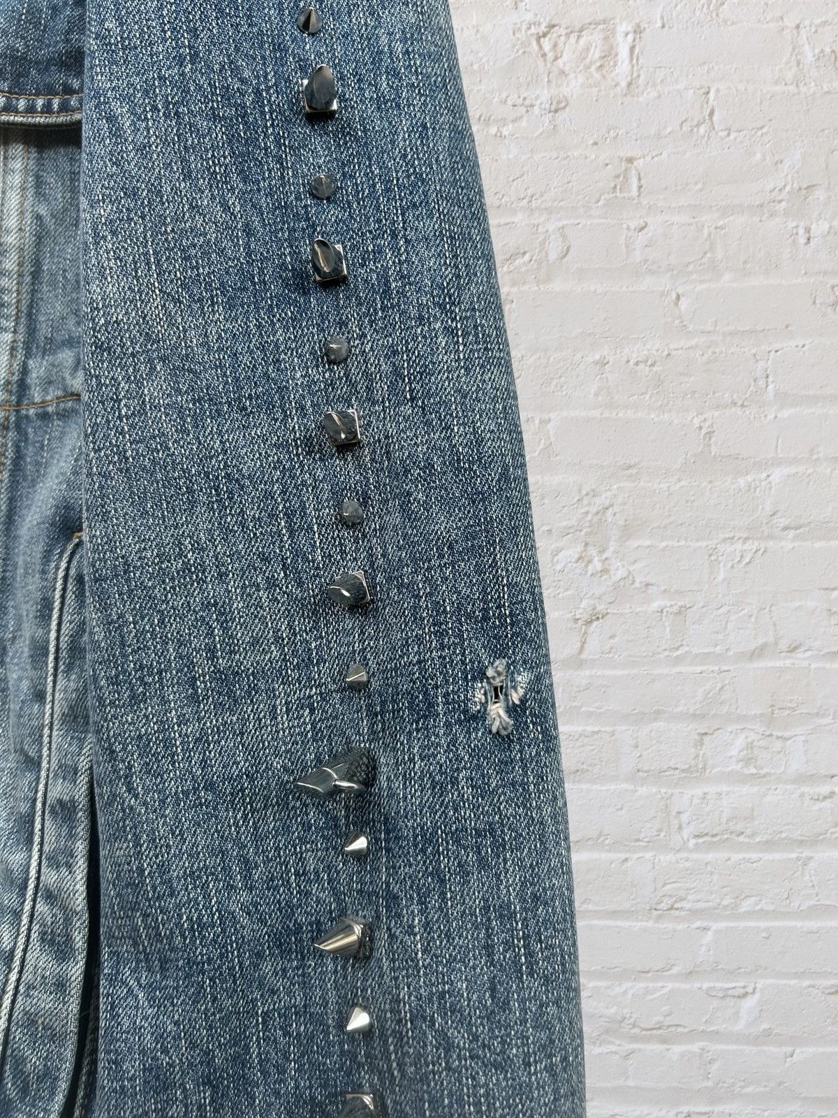 Givenchy GIVENCHY Studded Denim Jacket by Matthew M. Williams S Size US S / EU 44-46 / 1 - 16 Thumbnail