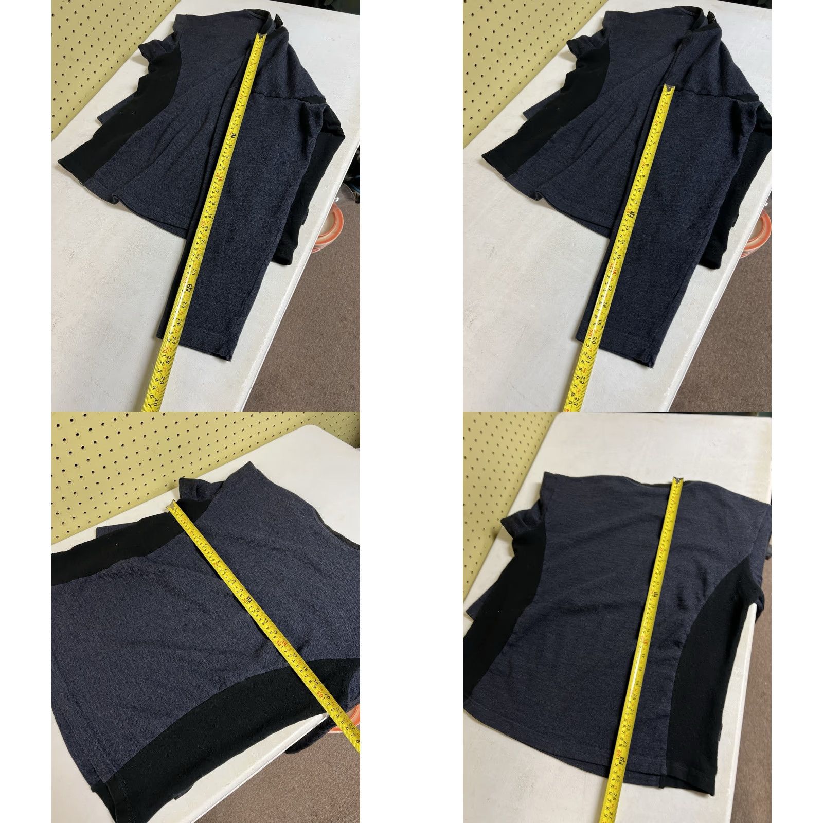 Icebreaker VINTAGE Icebreaker Long Sleeve Shirt Womens L Gray Pullover Casual Breathable Holes Distressed Size L / US 10 / IT 46 - 8 Thumbnail