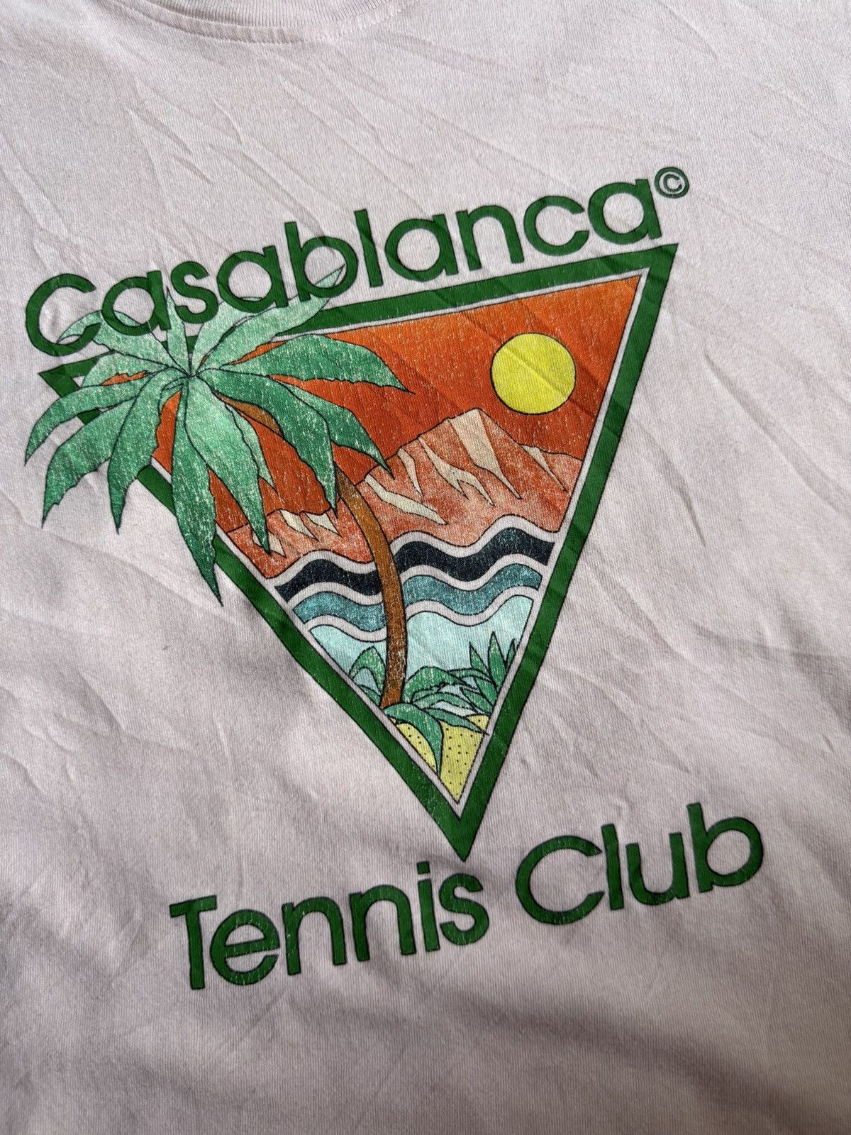 Casablanca Casablanca Tennis Club Palm Tree T-Shirt Size US M / EU 48-50 / 2 - 2 Thumbnail
