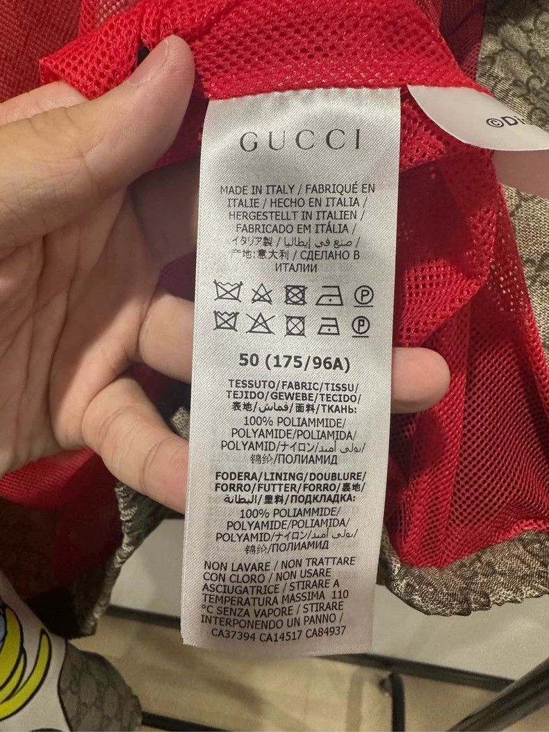 Gucci Gucci Disney co-branded full-print GGlogo Donald Duck jacke Size US M / EU 48-50 / 2 - 4 Thumbnail