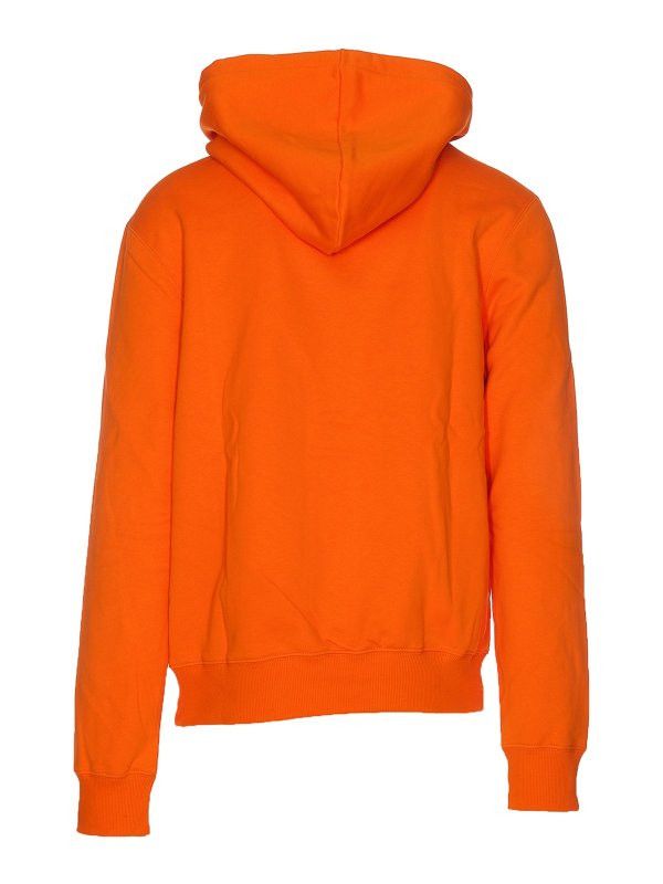 Lanvin o1y0225 Embellished Logo Hoodie in Orange Size US L / EU 52-54 / 3 - 4 Thumbnail