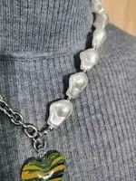 VIBE Heart Punk Necklace Chain Choker Size ONE SIZE - 3 Thumbnail