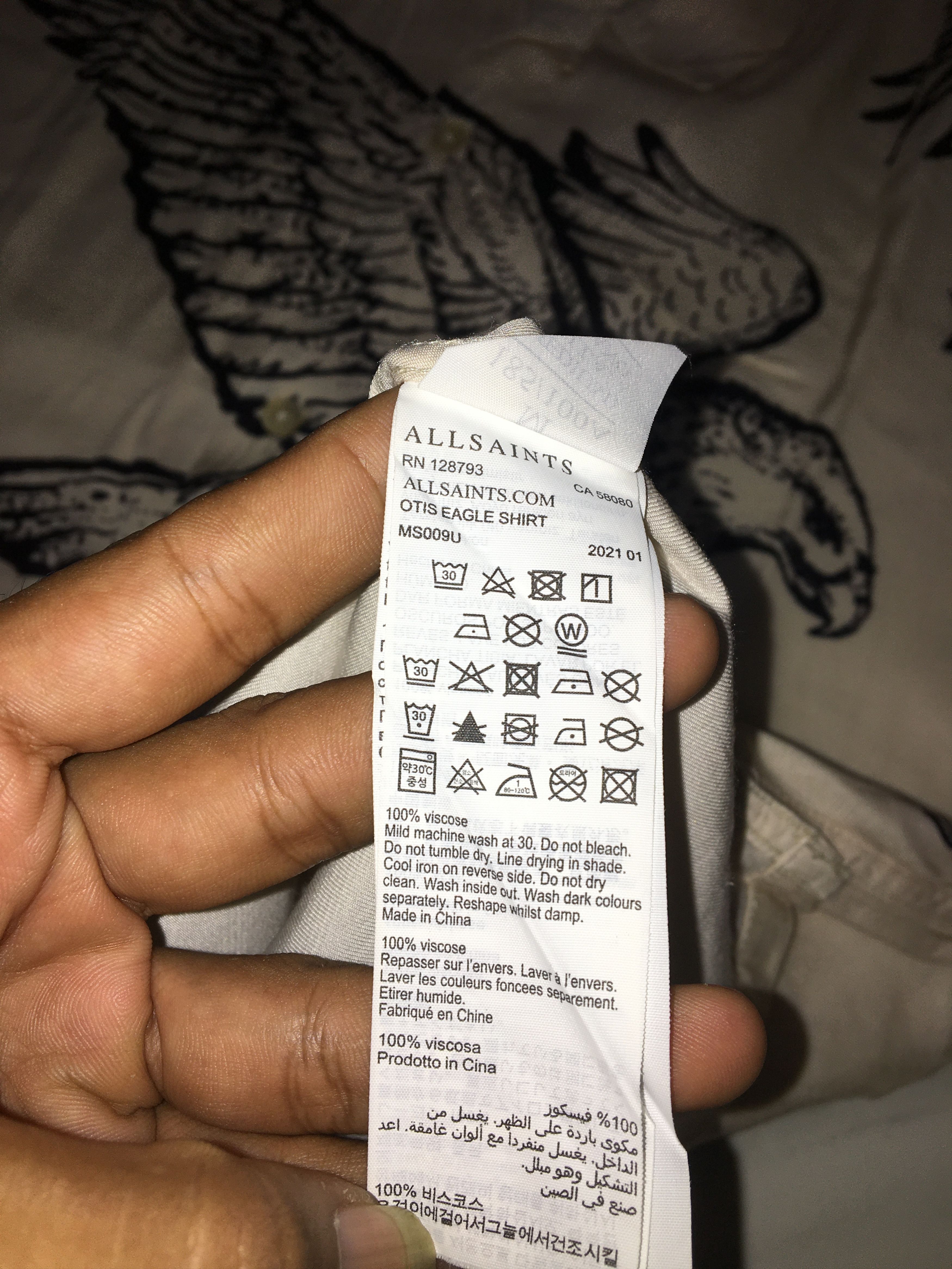 Allsaints ALLSAINTS Button Ups Size US M / EU 48-50 / 2 - 9 Thumbnail