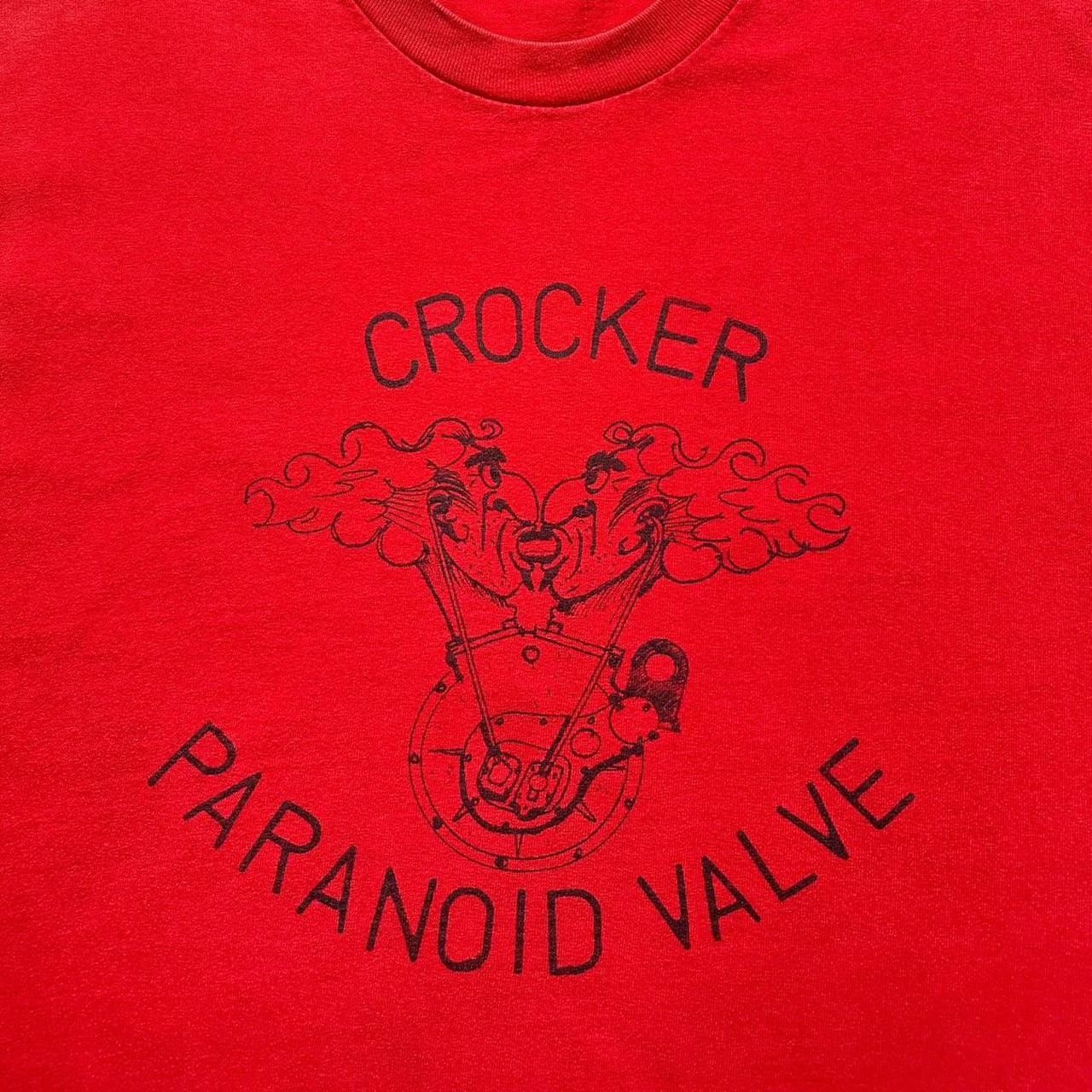 Harley Davidson × Vintage Y2K Motorcycle Crocker Paranoid Valve Engineering Funny T-Sh Size US L / EU 52-54 / 3 - 3 Thumbnail
