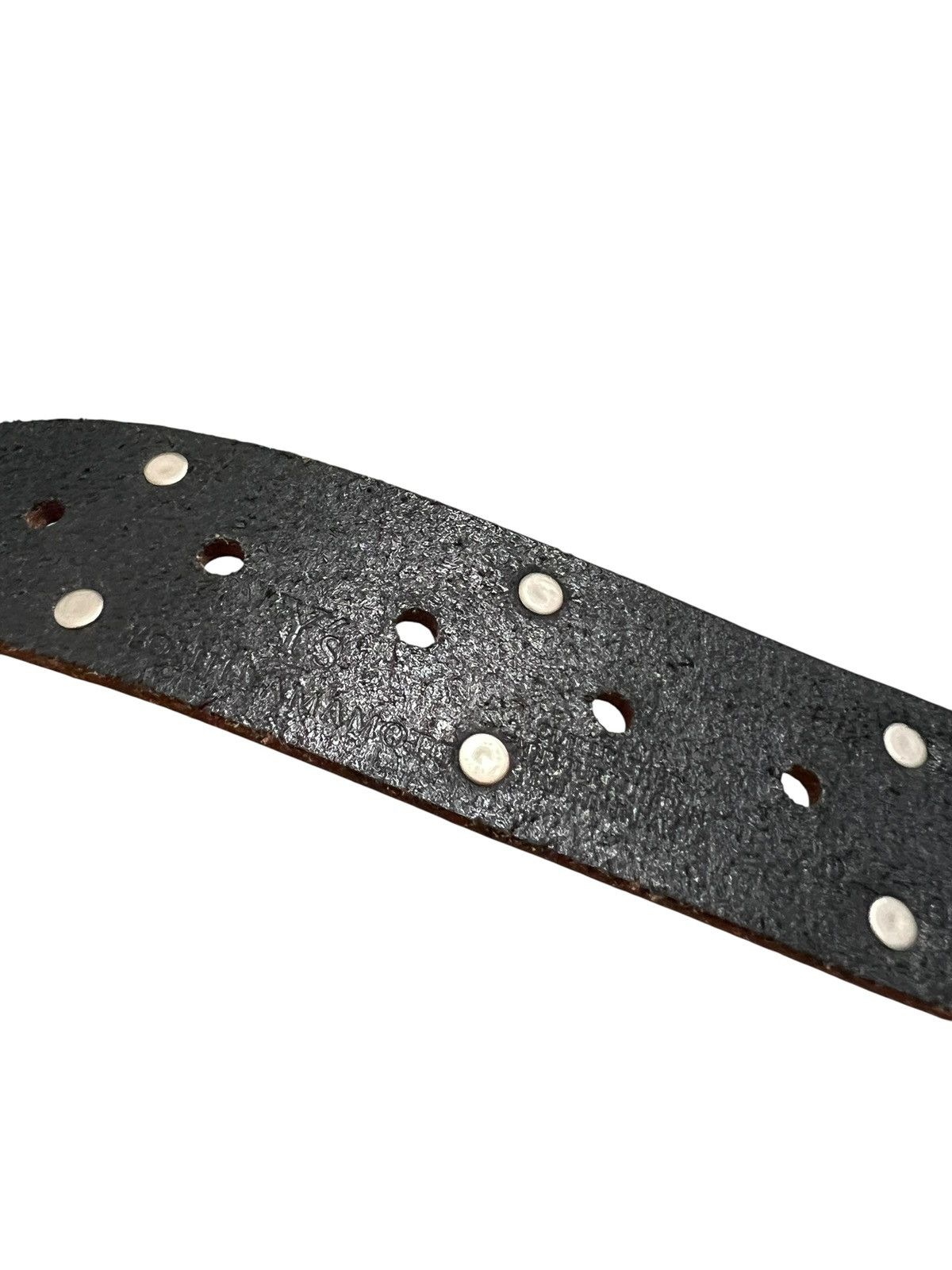 Yohji Yamamoto Vintage Y’s Yohji Yamamoto Studded Leather Belt Size 32 - 12 Thumbnail