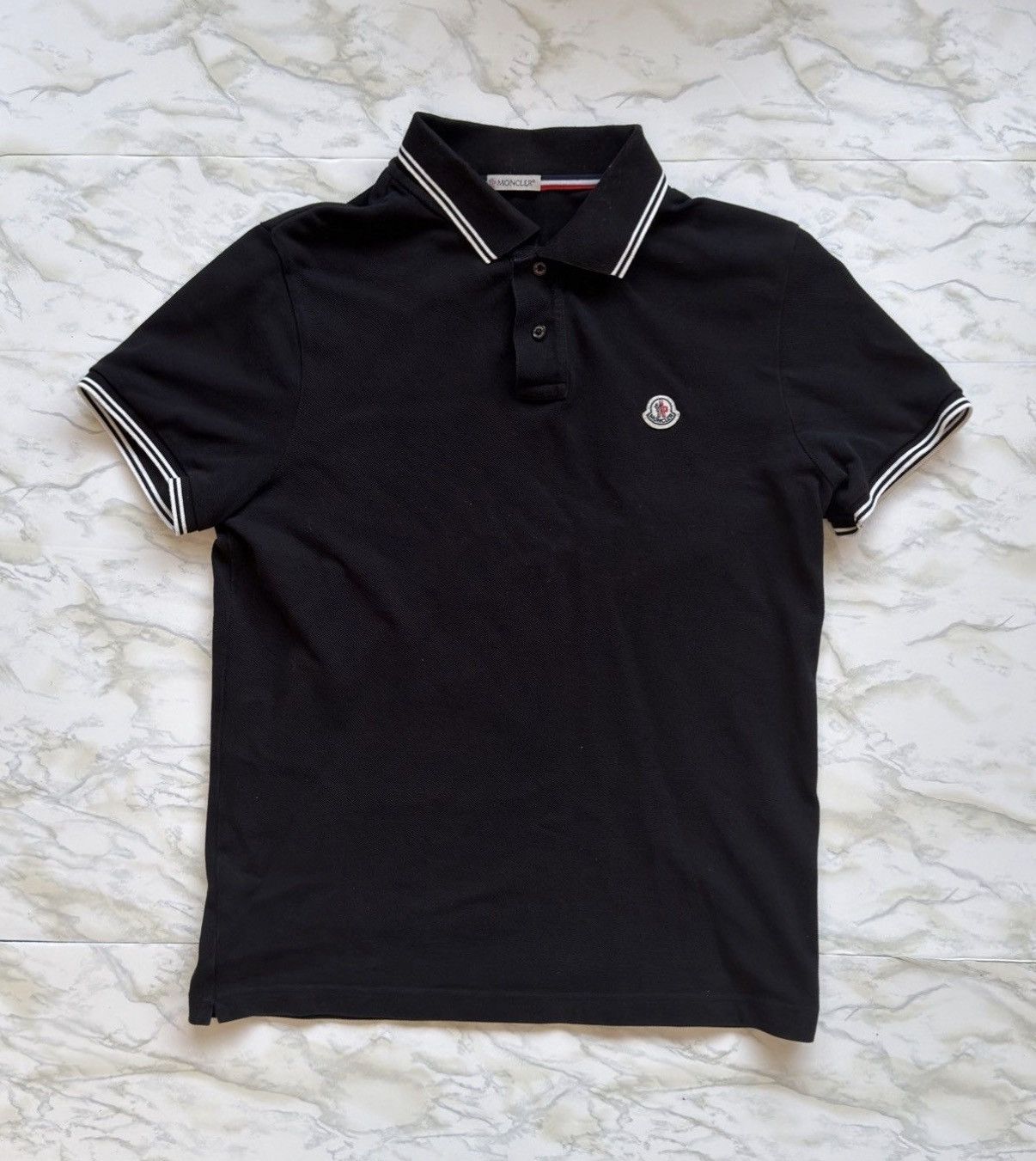 Moncler Moncler Polo Tee Size US S / EU 44-46 / 1 - 1 Thumbnail