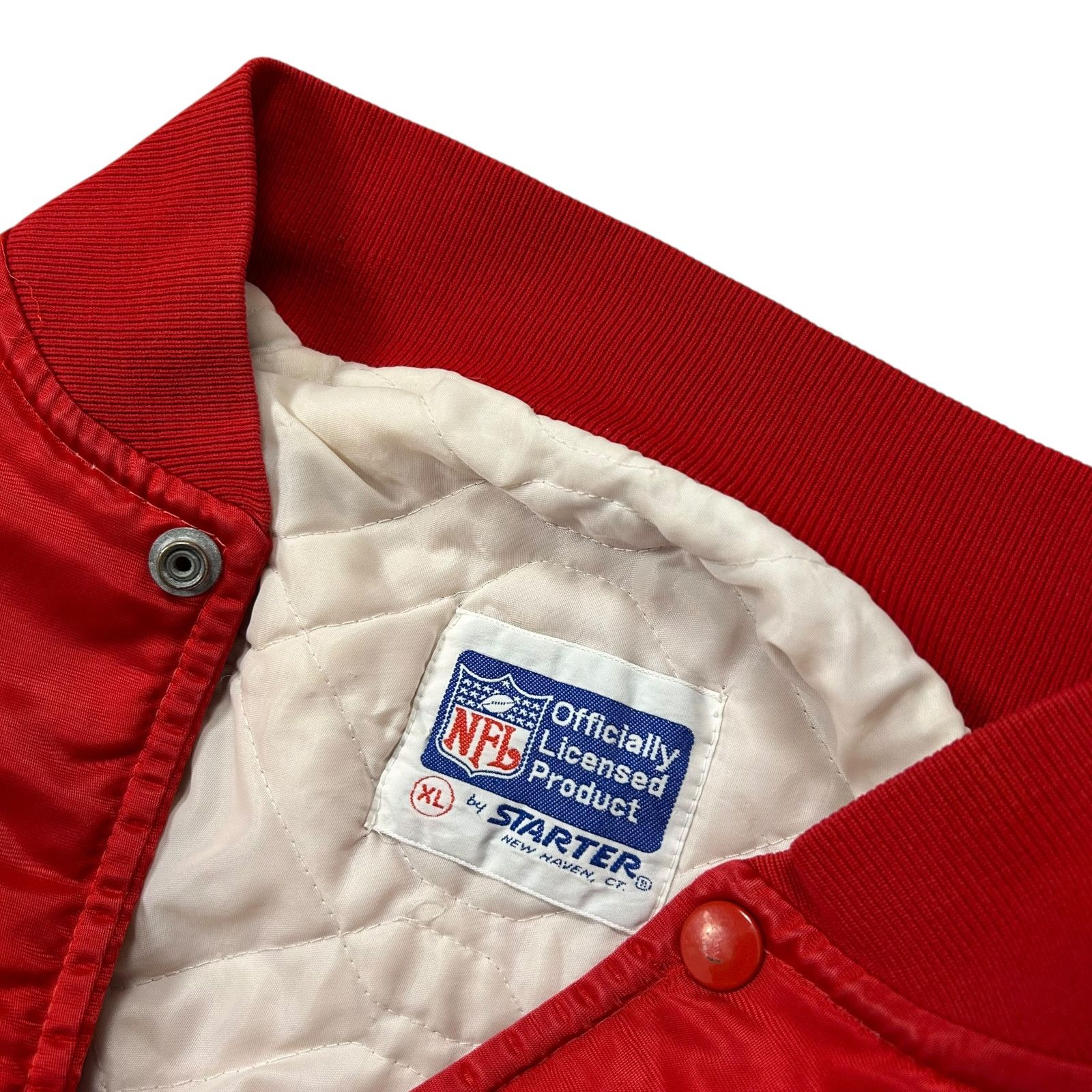 NFL RARE VTG 90s NFL NEW YORK GIANTS STARTER SATIN JACKET Size US XXL / EU 58 / 5 - 5 Thumbnail