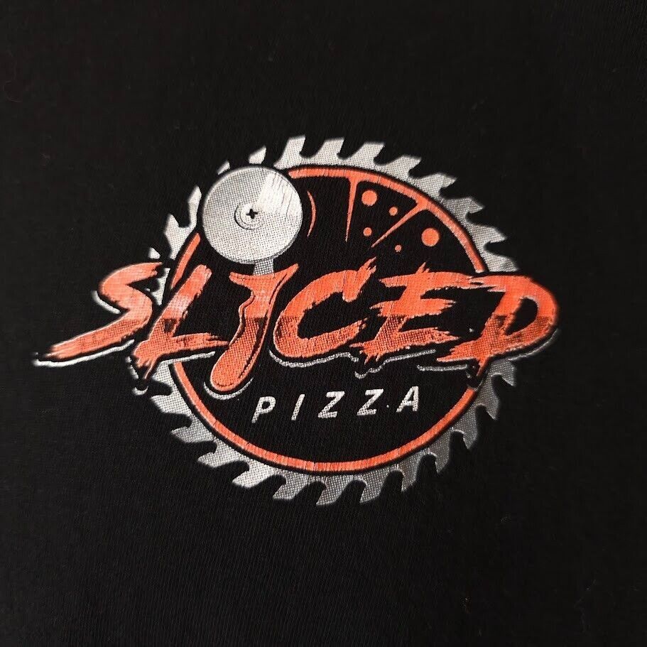 Other Sliced Pizza T Shirt Mens Size Large Black Hot Like Hell Size US L / EU 52-54 / 3 - 3 Thumbnail