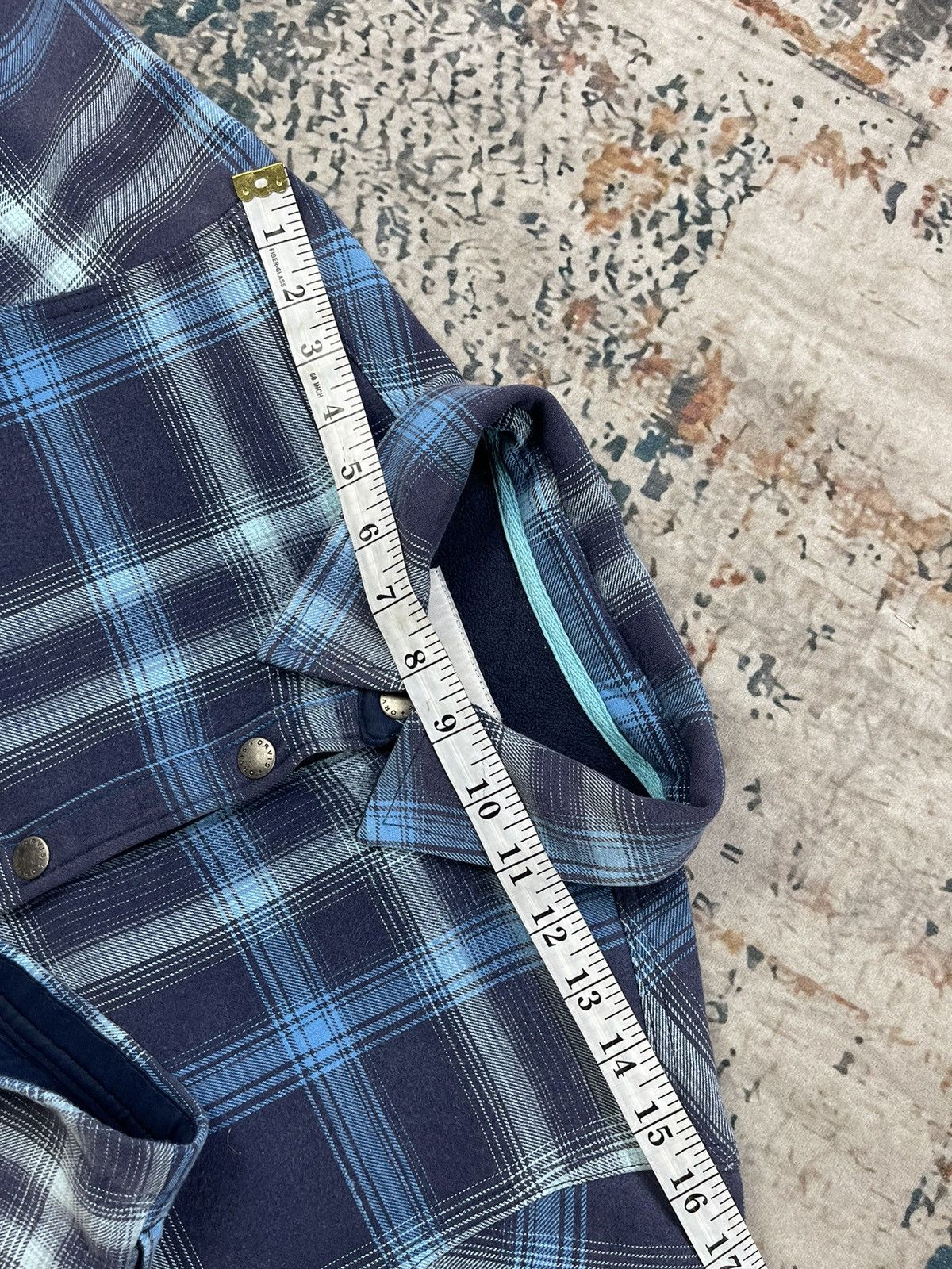 Orvis ORVIS Nova Flannel Shacket Fleece Lined Plaid Snap Size M / US 6-8 / IT 42-44 - 11 Thumbnail