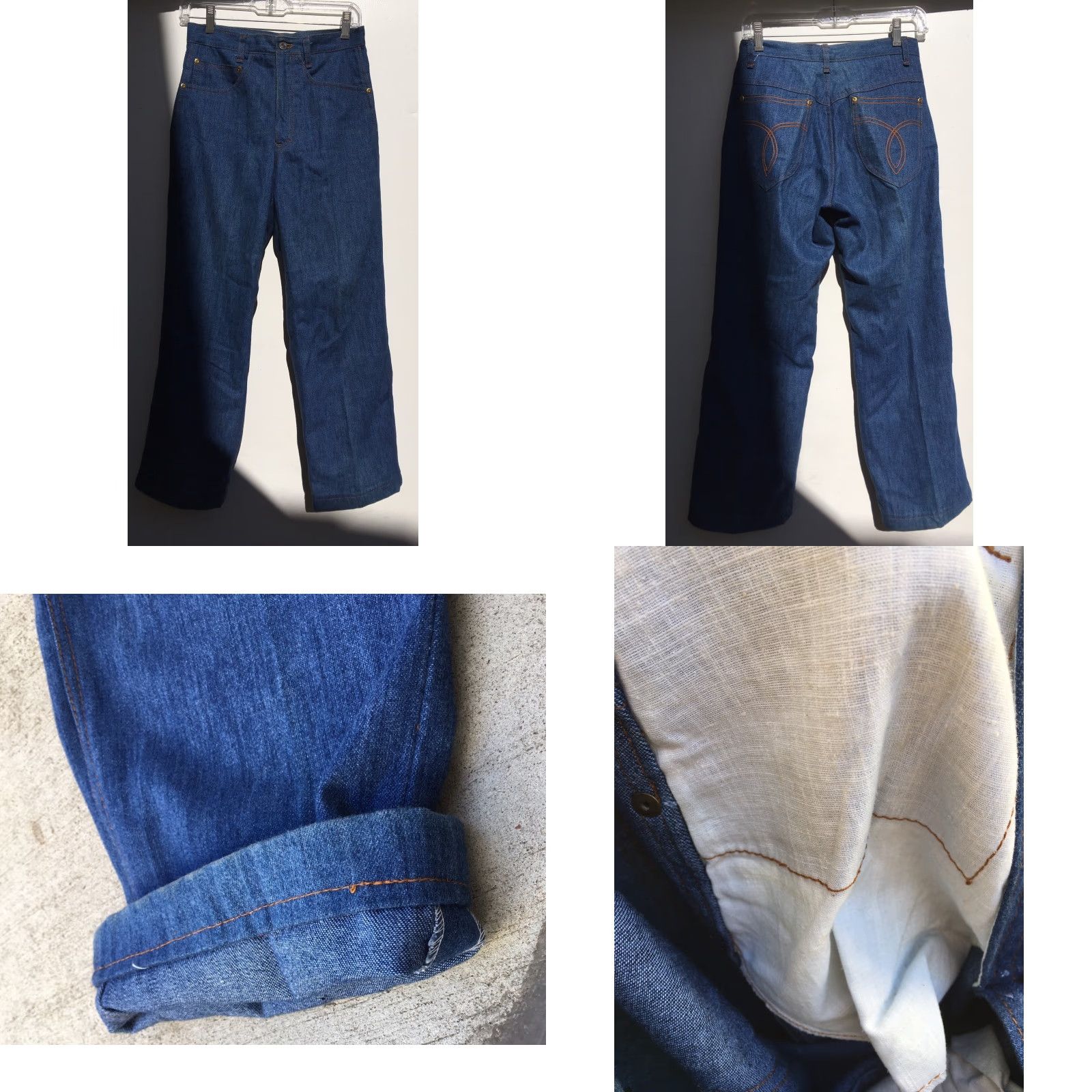 Levi's VINTAGE Levi's Jeans USA STYLE High Waisted 28 In Waist Hippie Hippy Blue 28 in Mens Women? Size 28" / US 6 / IT 42 - 8 Thumbnail
