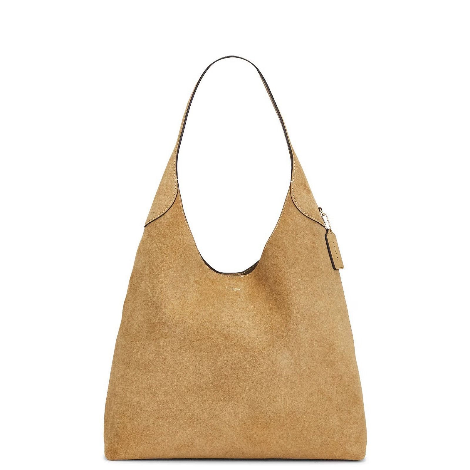 Coach NWT Coach CW636 Suede Brooklyn 39 Shoulder Bag Sand Color Size ONE SIZE - 1 Thumbnail