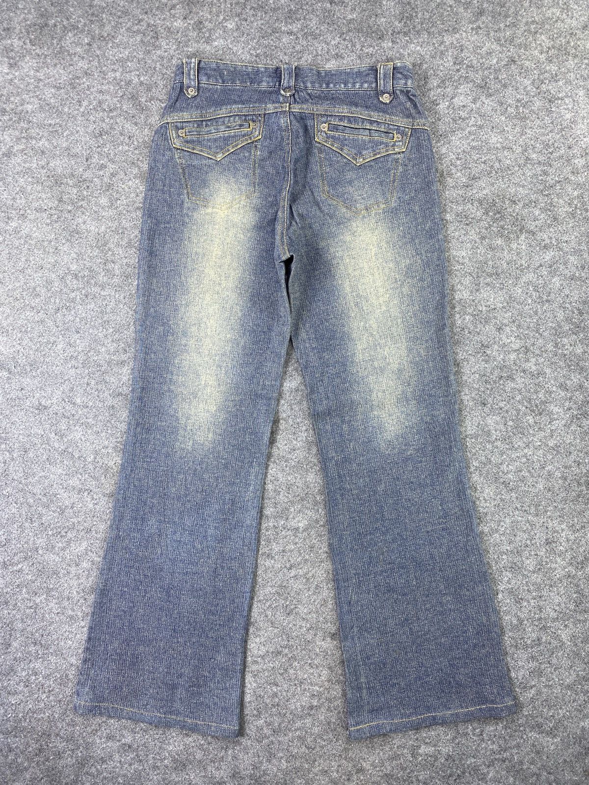 Japanese Brand × Jean Japanese Brand Third Gear bootcut Wash Jeans - J1036 Size US 28 / EU 44 - 4 Thumbnail