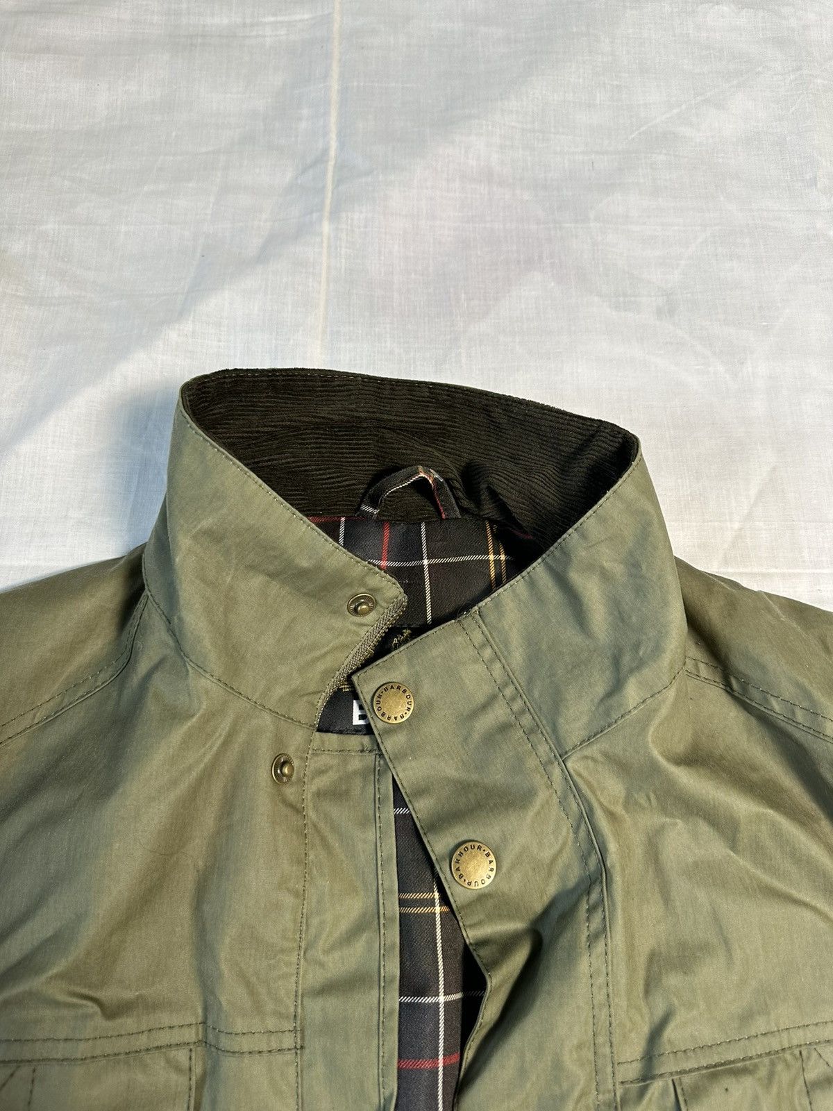Barbour × Vintage Vintage Barbour Waxed Jacket Coat Made In London Size US M / EU 48-50 / 2 - 4 Thumbnail