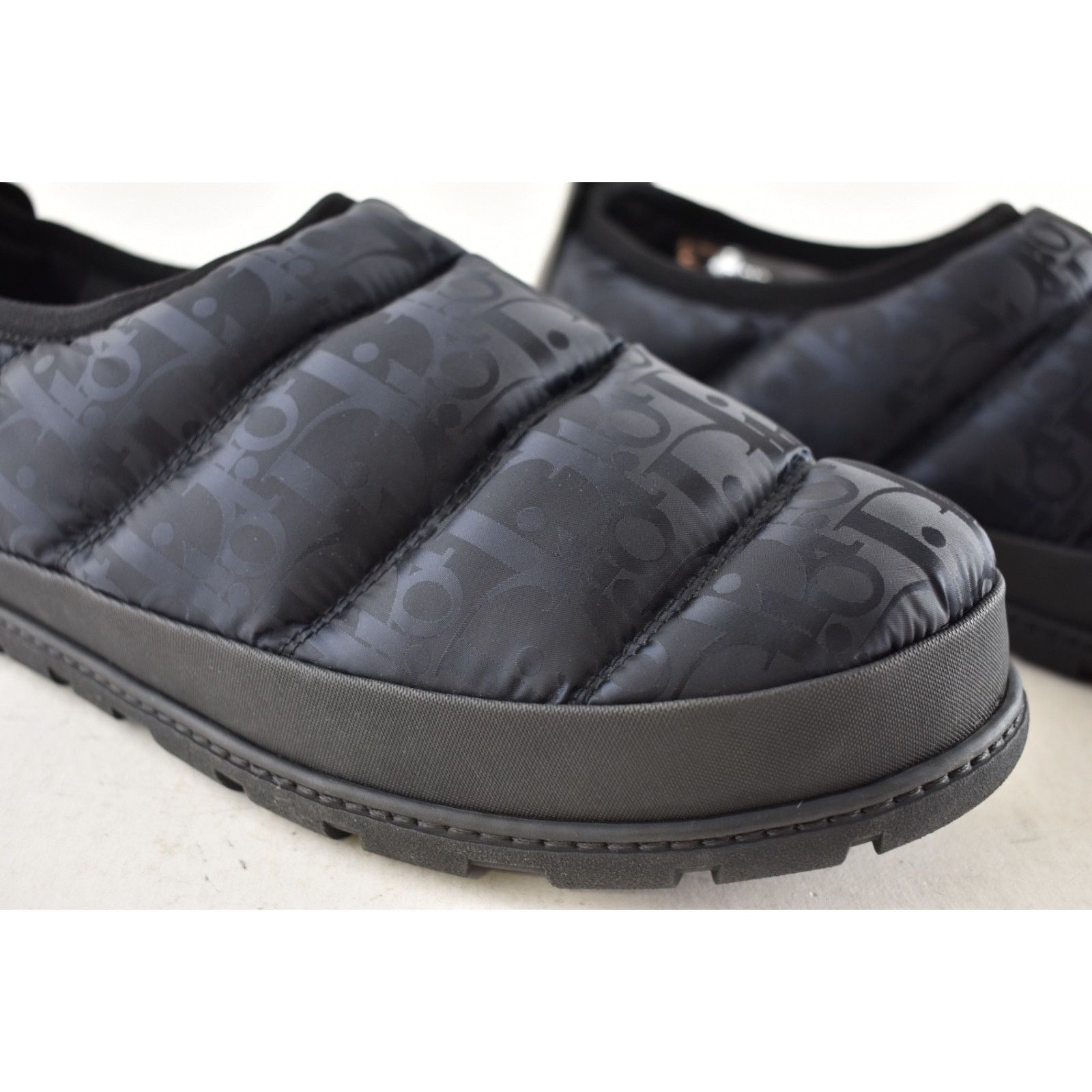 Dior Dior Mens Snow Slipper Navy Blue Oblique Black Flat 44 11 Size US 11 / EU 44 - 6 Thumbnail