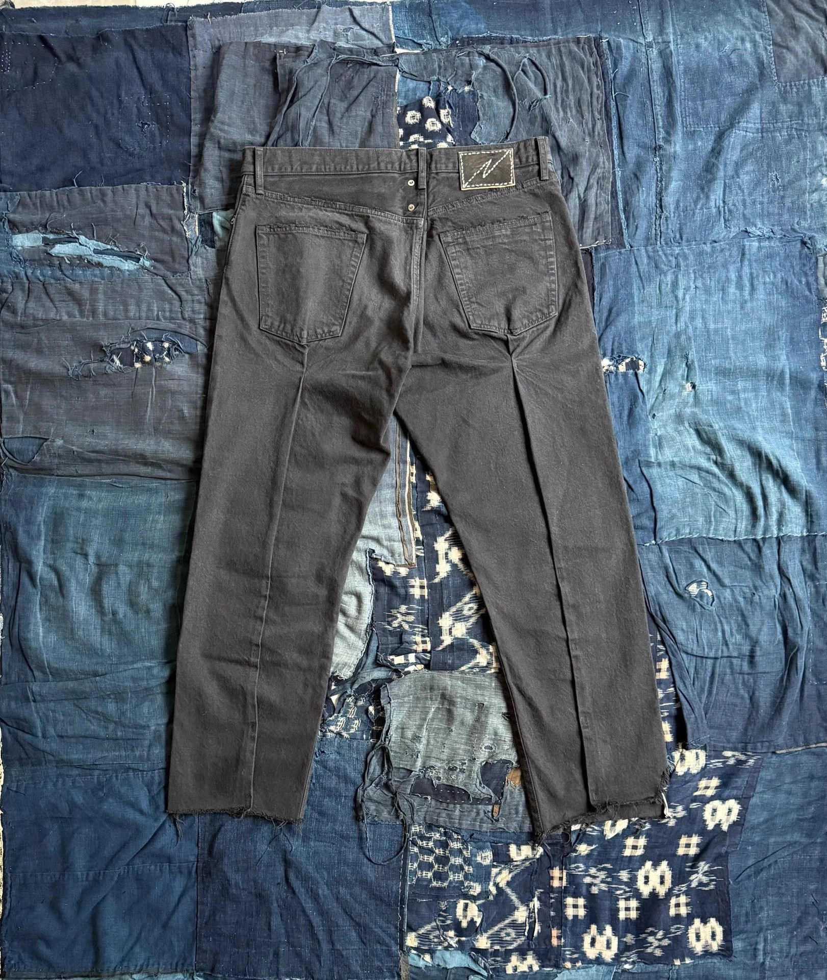 Visvim VISVIM 22SS JOURNEYMAN Distressed Denim Blk Tacked Size US 36 / EU 52 - 2 Thumbnail