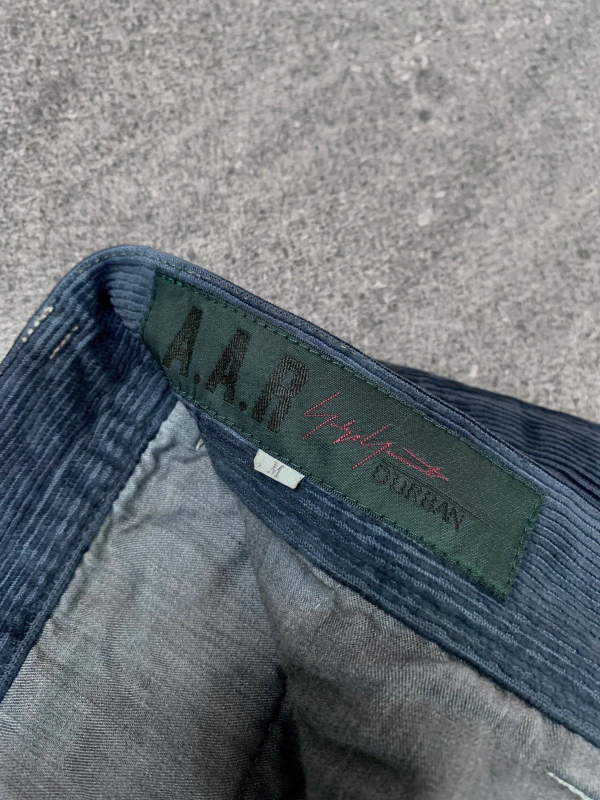 Yohji Yamamoto Dyed Corduroy Loose Trousers Size US 29 - 9 Thumbnail